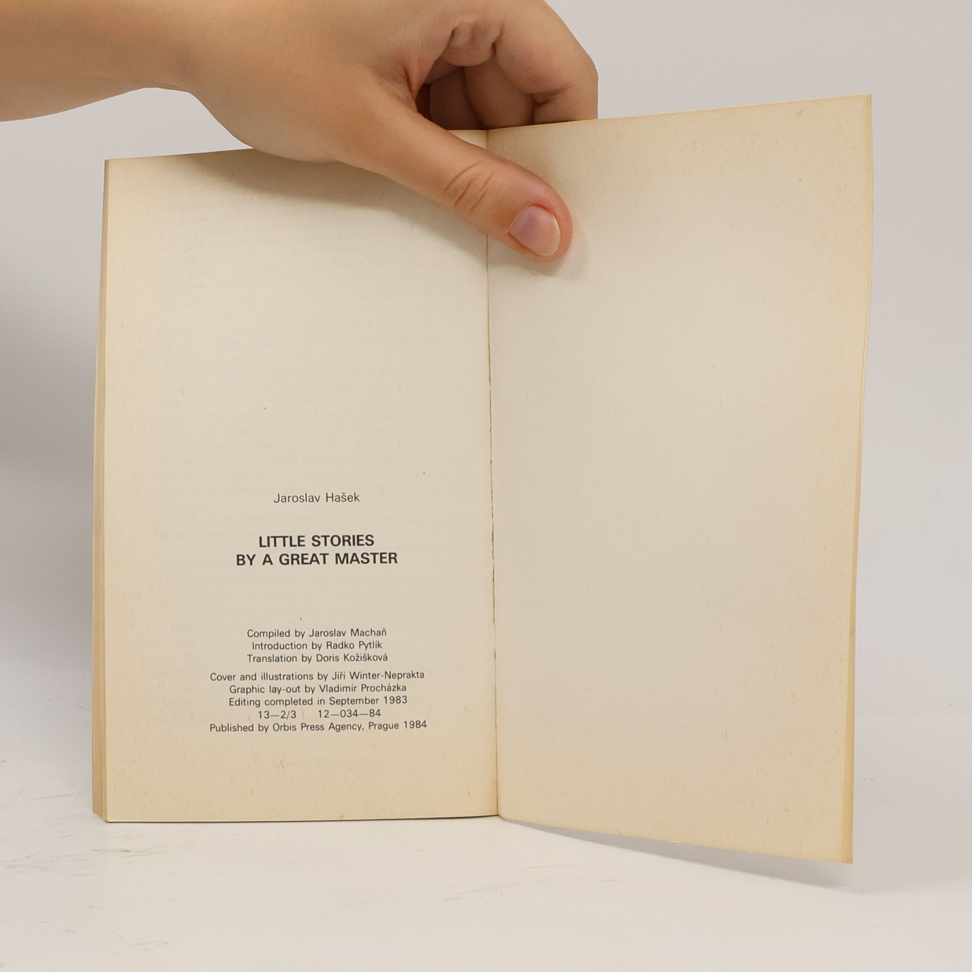 Jaroslav Hašek Little Stories by a Great Master
