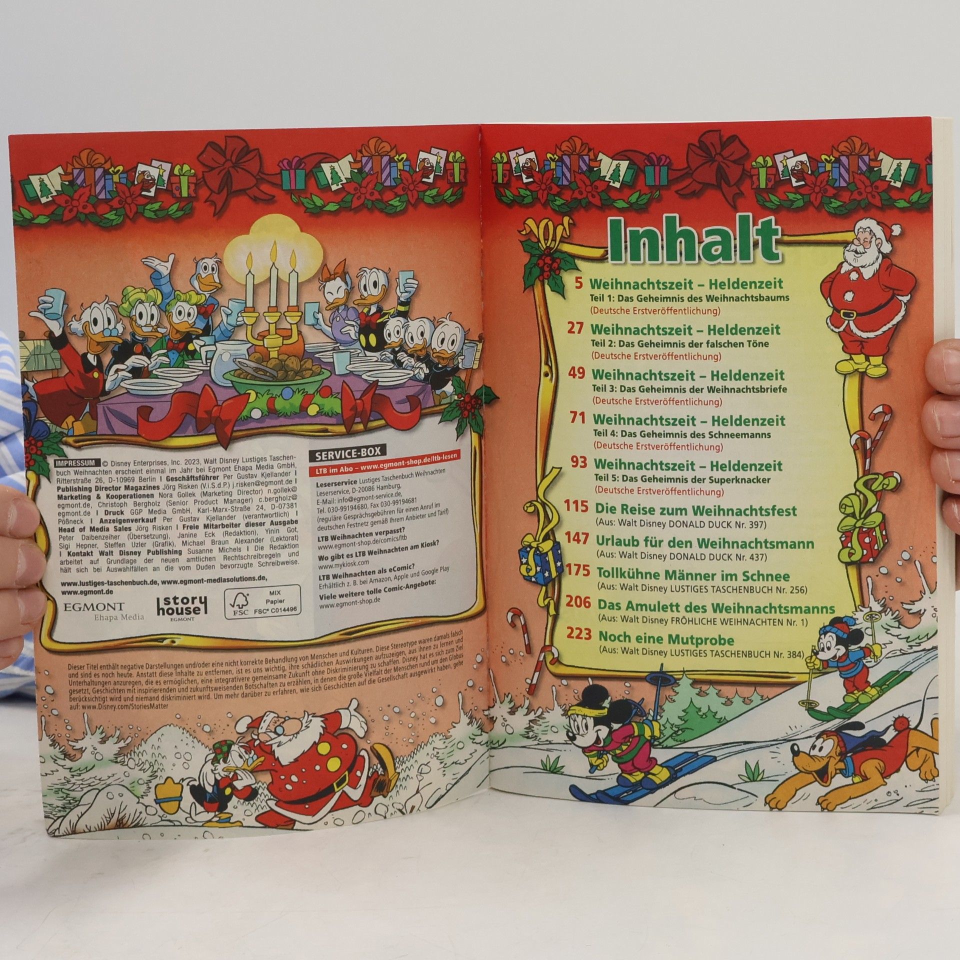 Walt Disney Lustiges Taschenbuch 29. Frohes Fest in Entenhausen