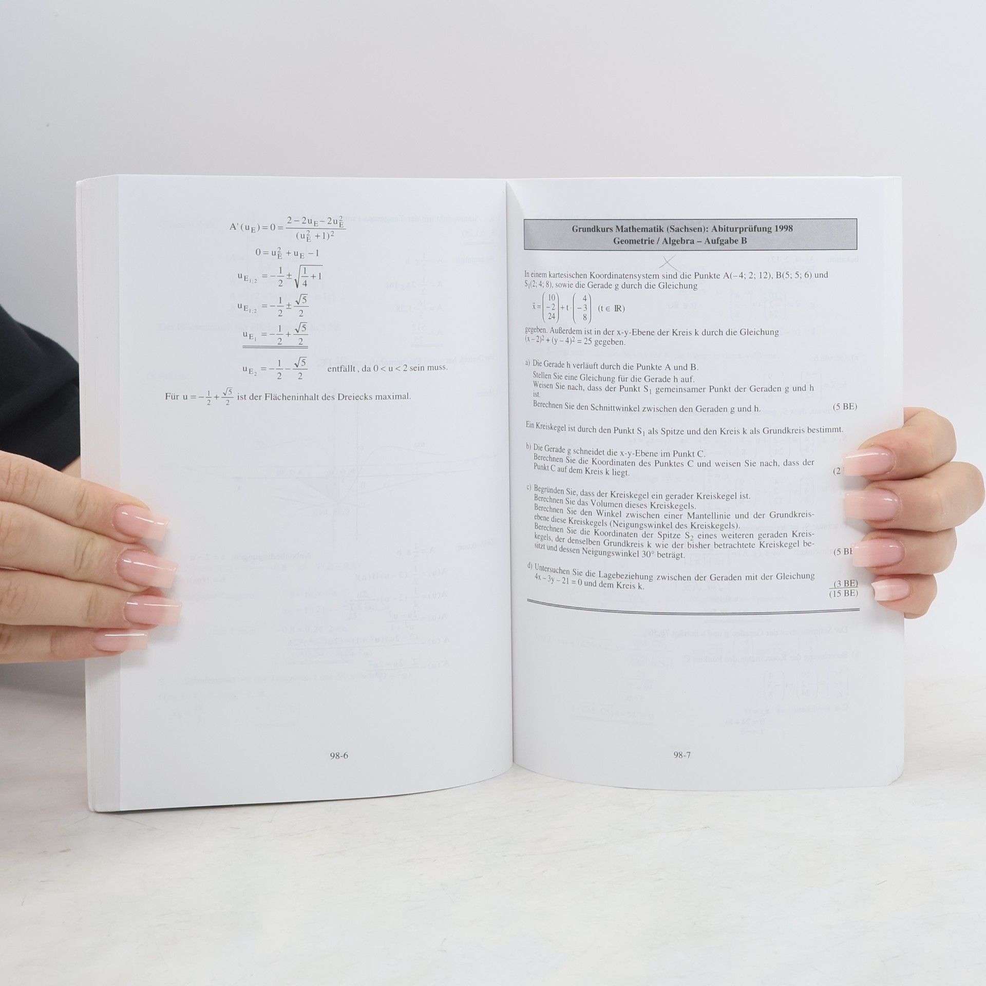 Autorenkollektiv Abitur-Prüfungen Sachsen. Gymnasium Mathematik 2002