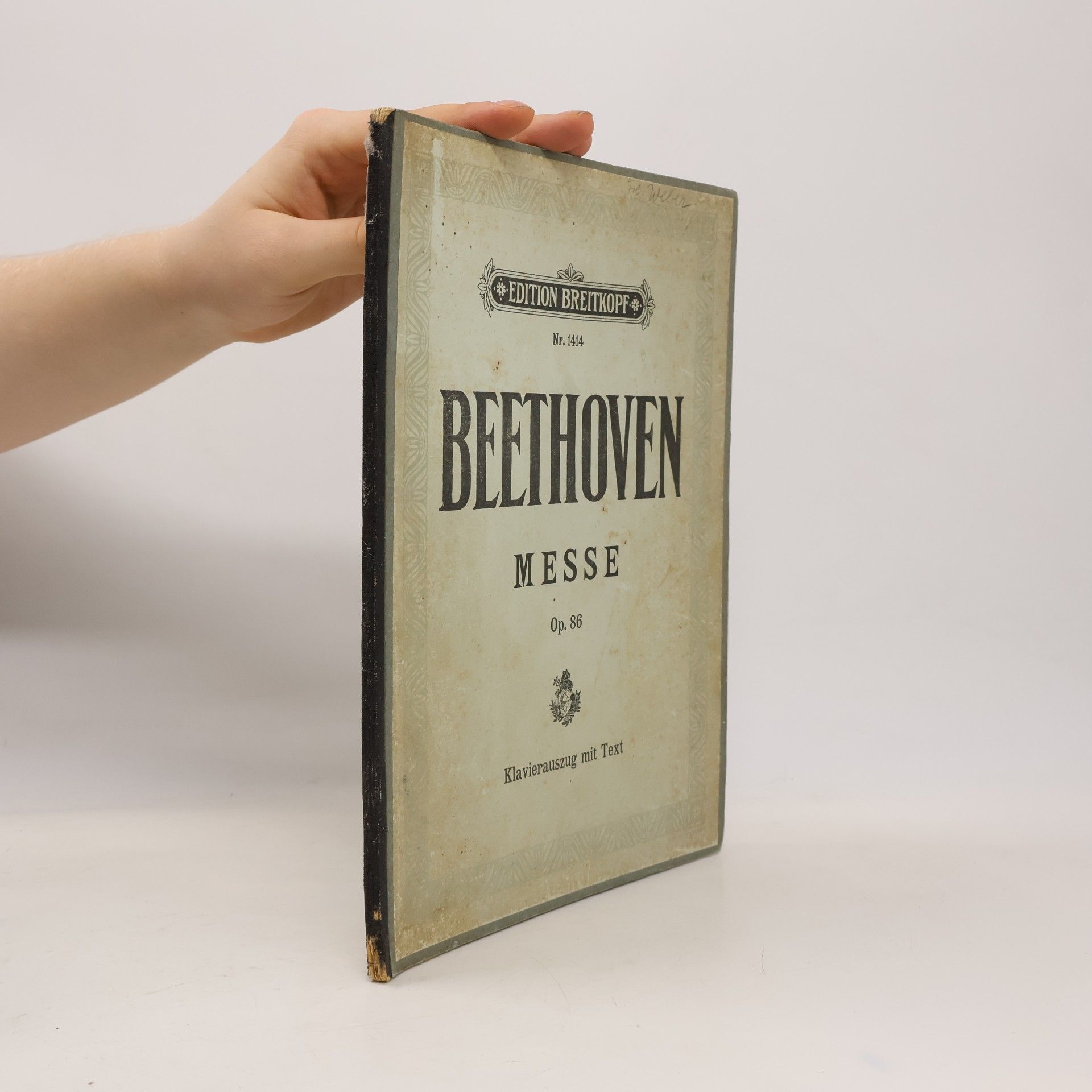 Carl Reinecke Beethoven Messe Op. 86