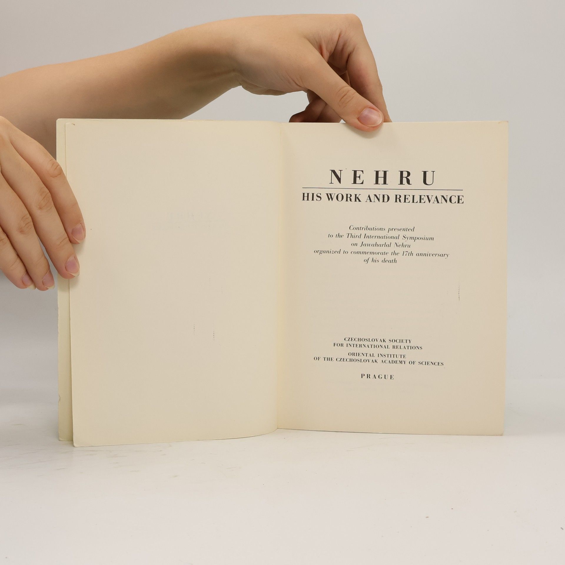 Autorenkollektiv Nehru - His Work and Relevance