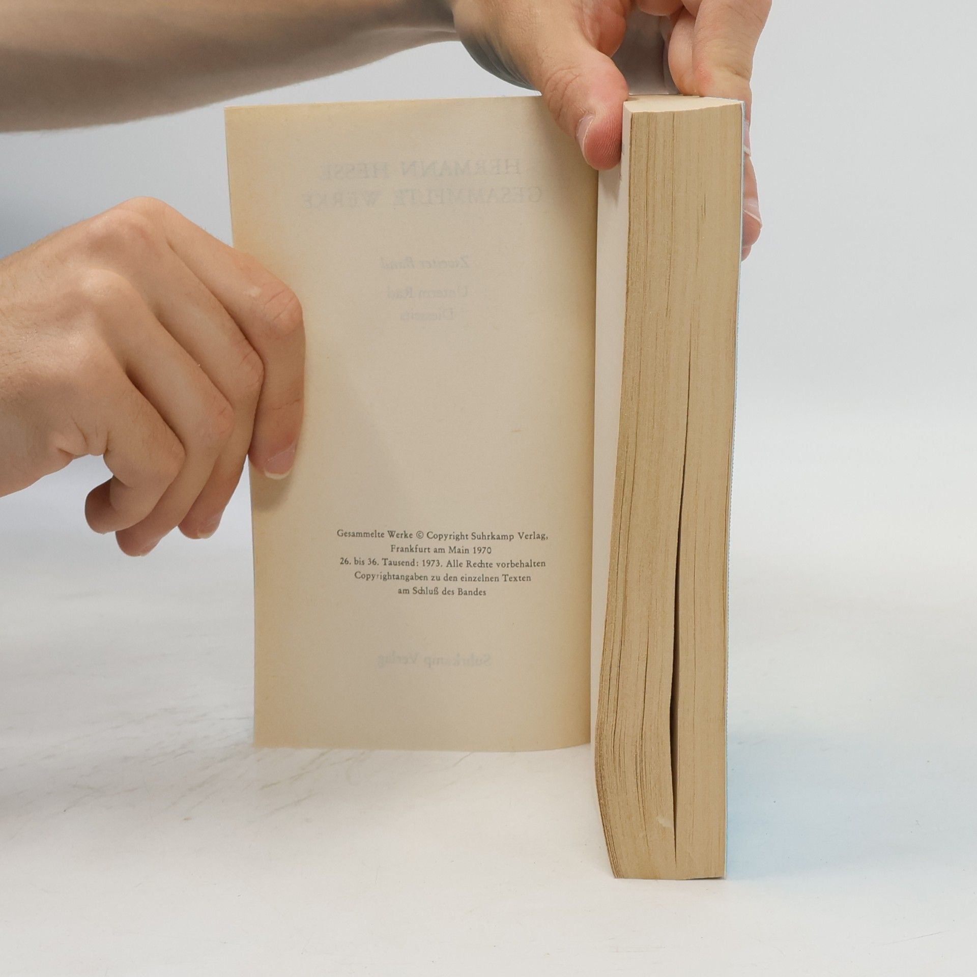 Hermann Hesse Gesammelte Werke 2. Unterm Rad