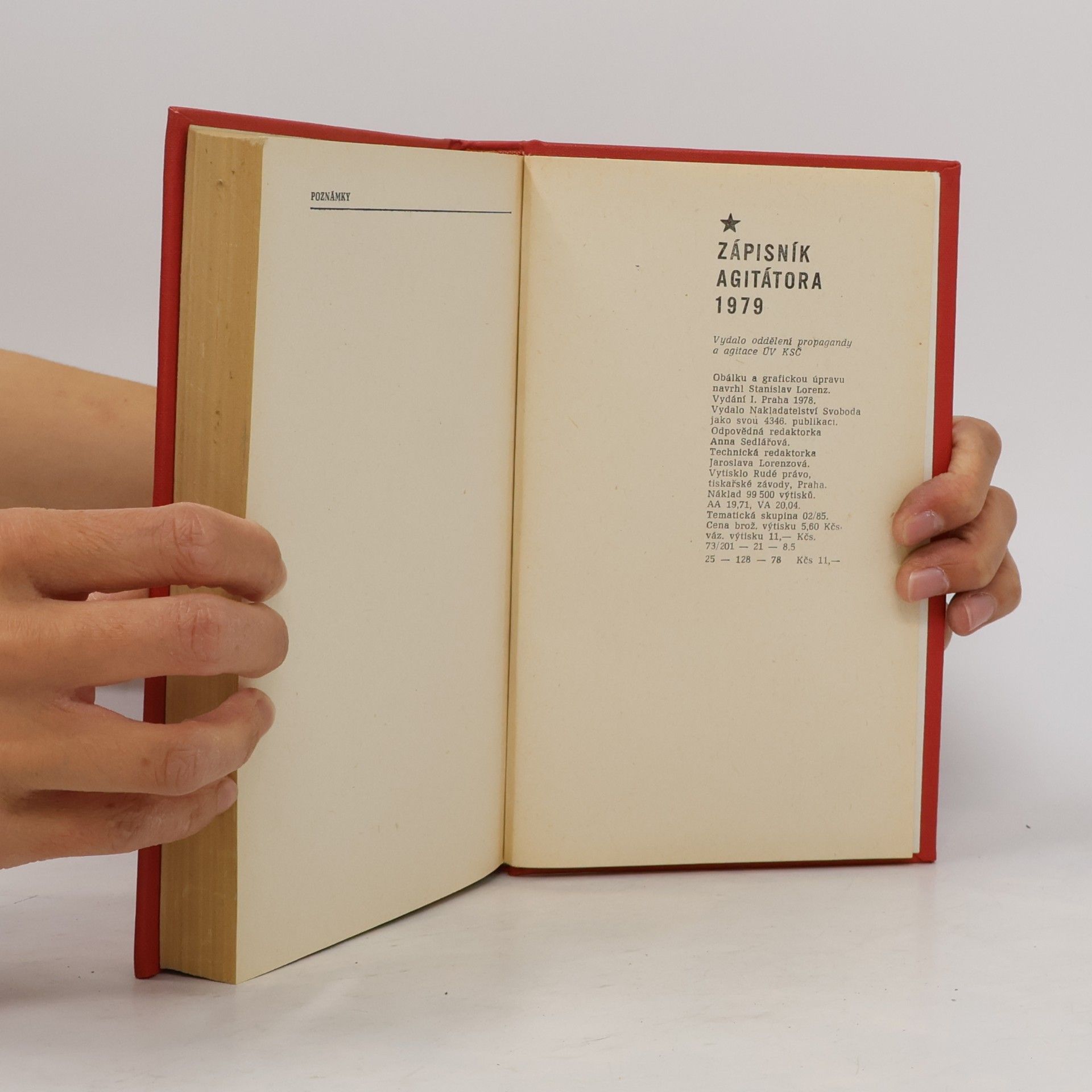 Various authors Zápisník agitátora 1979