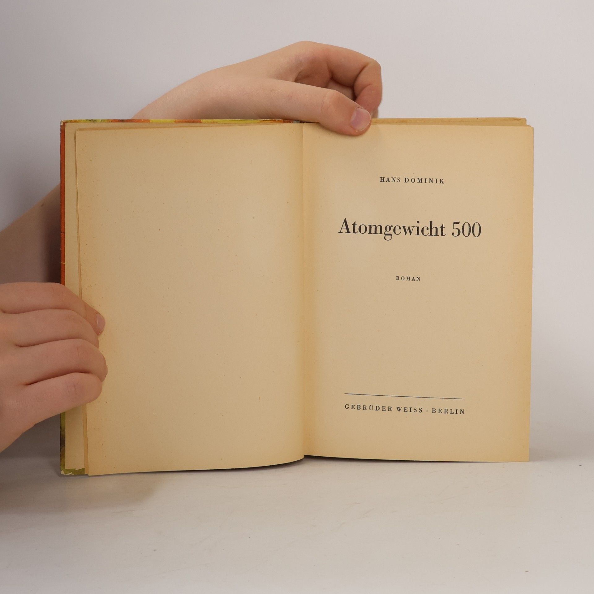 Hans Dominik Dominik, Atomgewicht 500