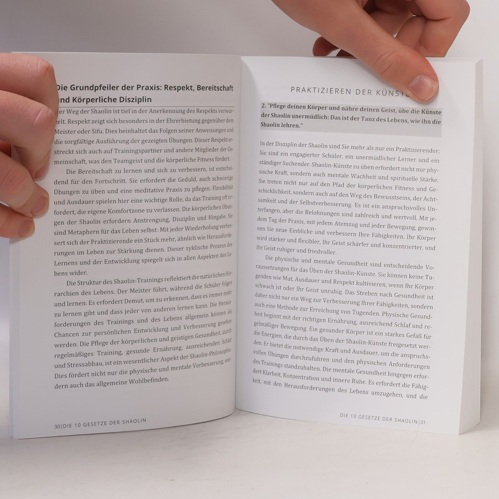 Gok Wan Die 10 Gesetze der Shaolin: Das Praxisbuch zum Erreichen des Shaolin Mindsets - Disziplin stärken, innere Ruhe finden, Achtsamke