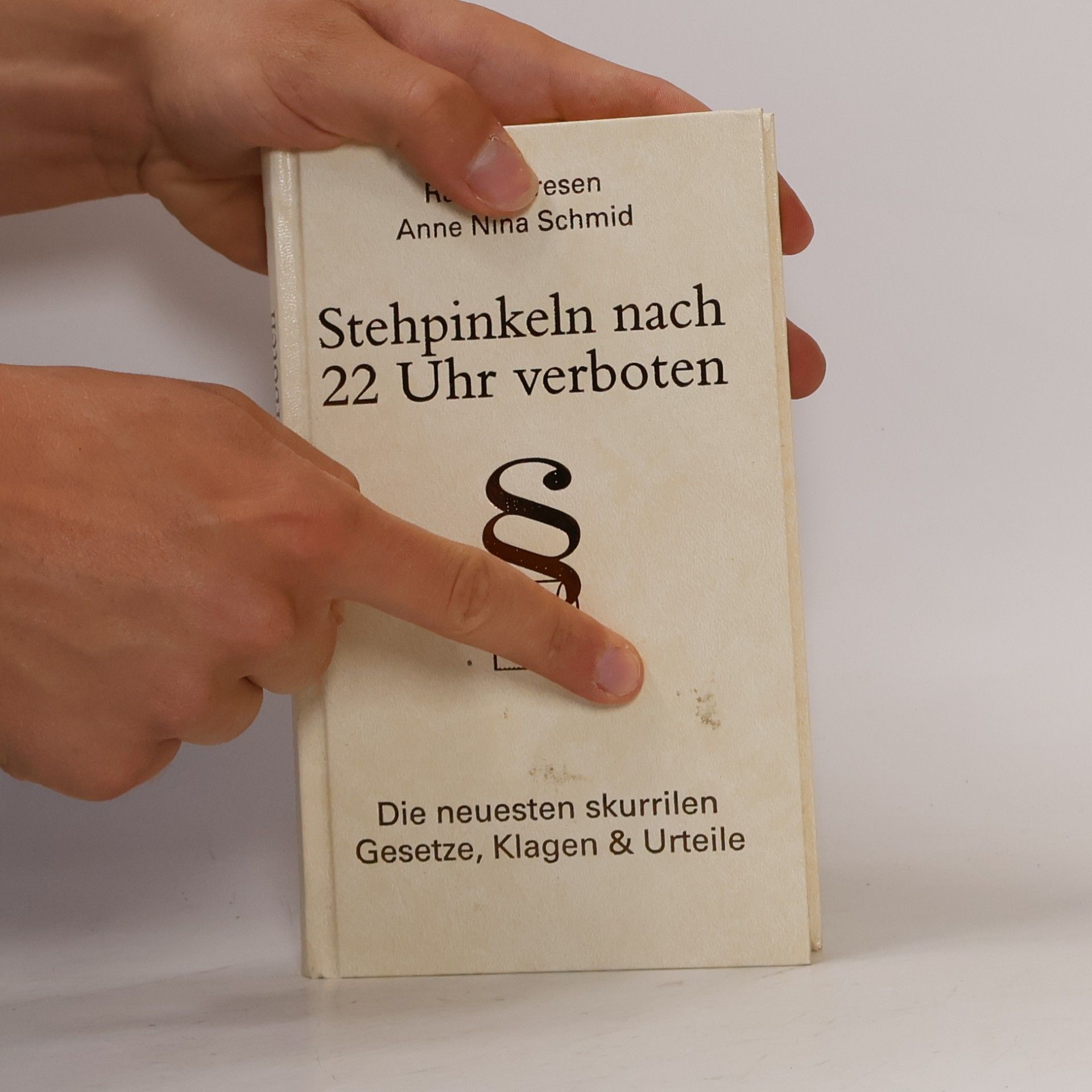 Rainer Dresen Stehpinkeln nach 22 Uhr verboten