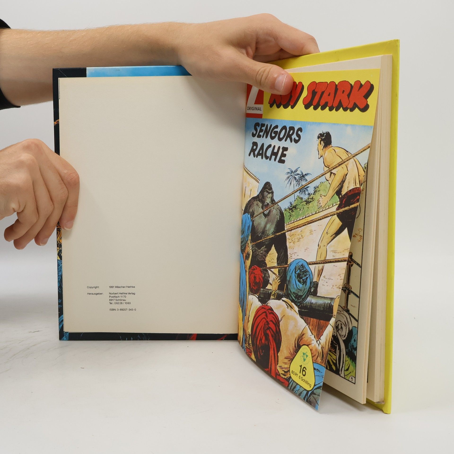 Hansrudi Wäscher Roy Stark (Sammelband mit den Comic's 16 - 18)