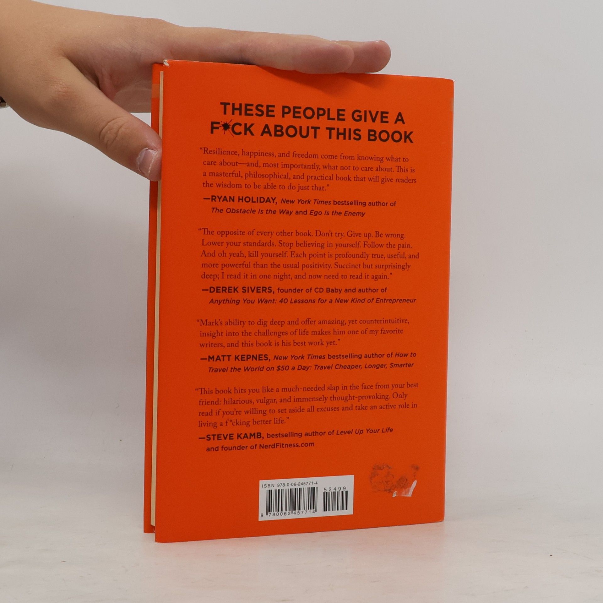 Mark Manson The Subtle Art of Not Giving a Fuck