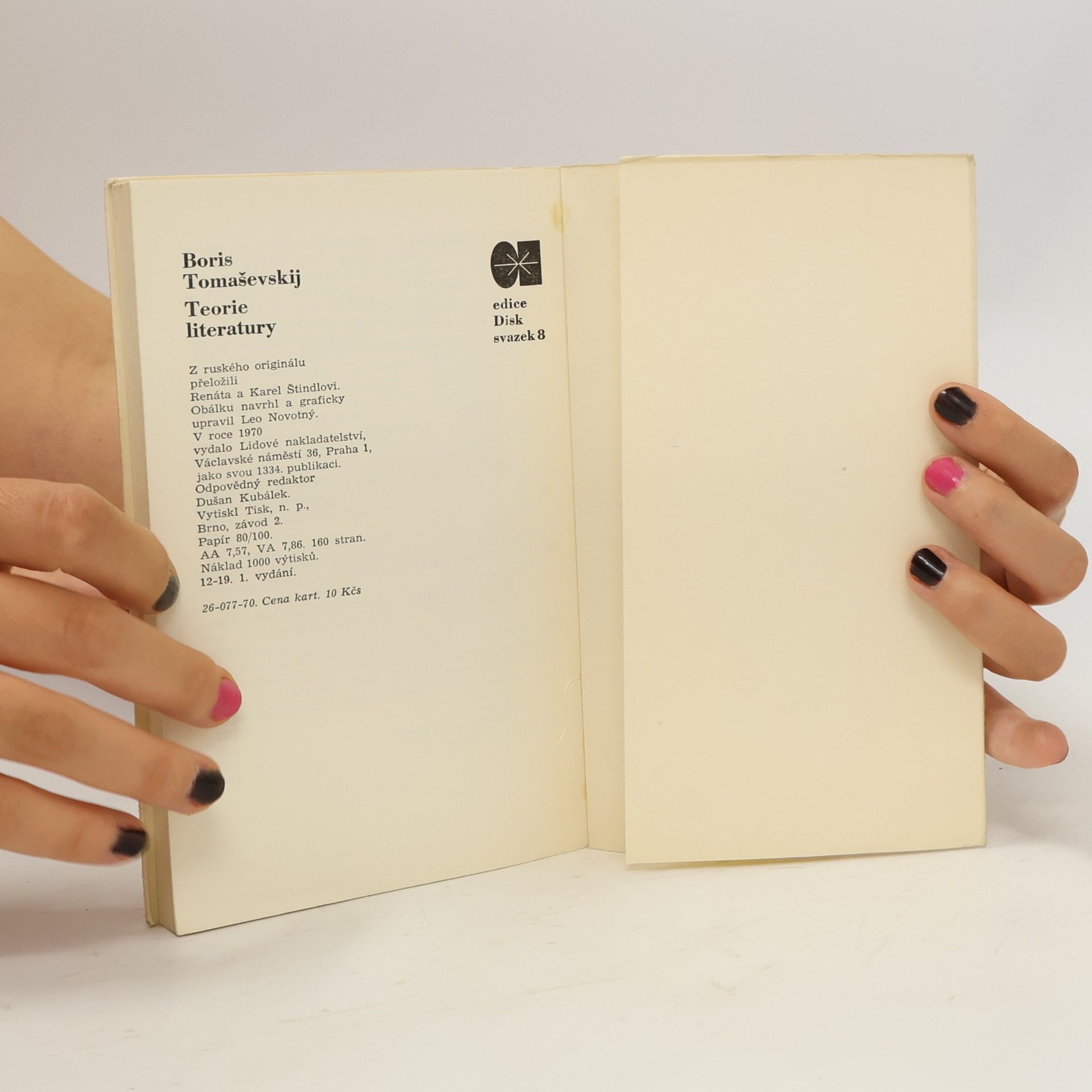 Boris Viktorovič Tomaševskij Teorie literatury