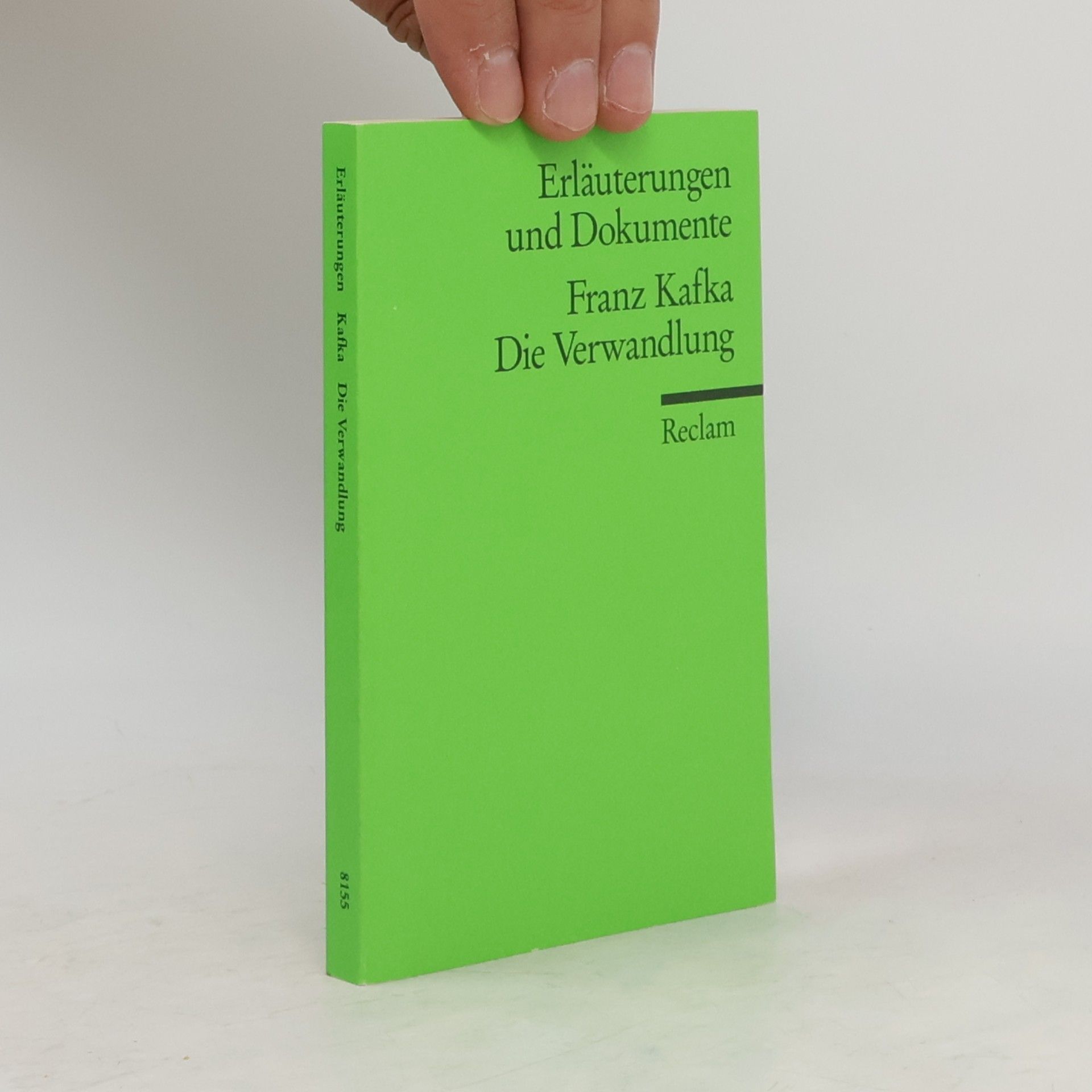 Peter Beicken Franz Kafka, Die Verwandlung