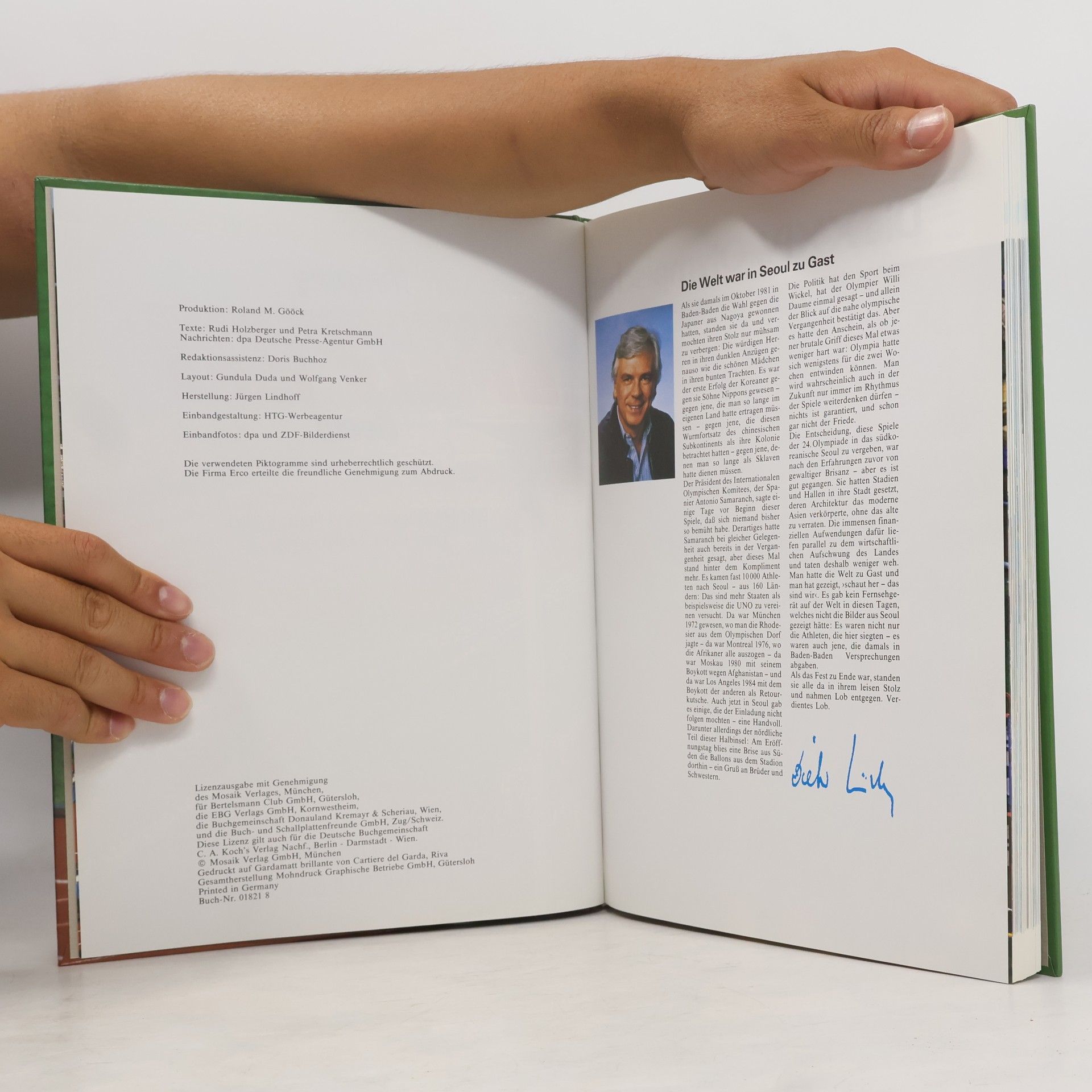 Dieter Kürten Olympische Spiele 1988