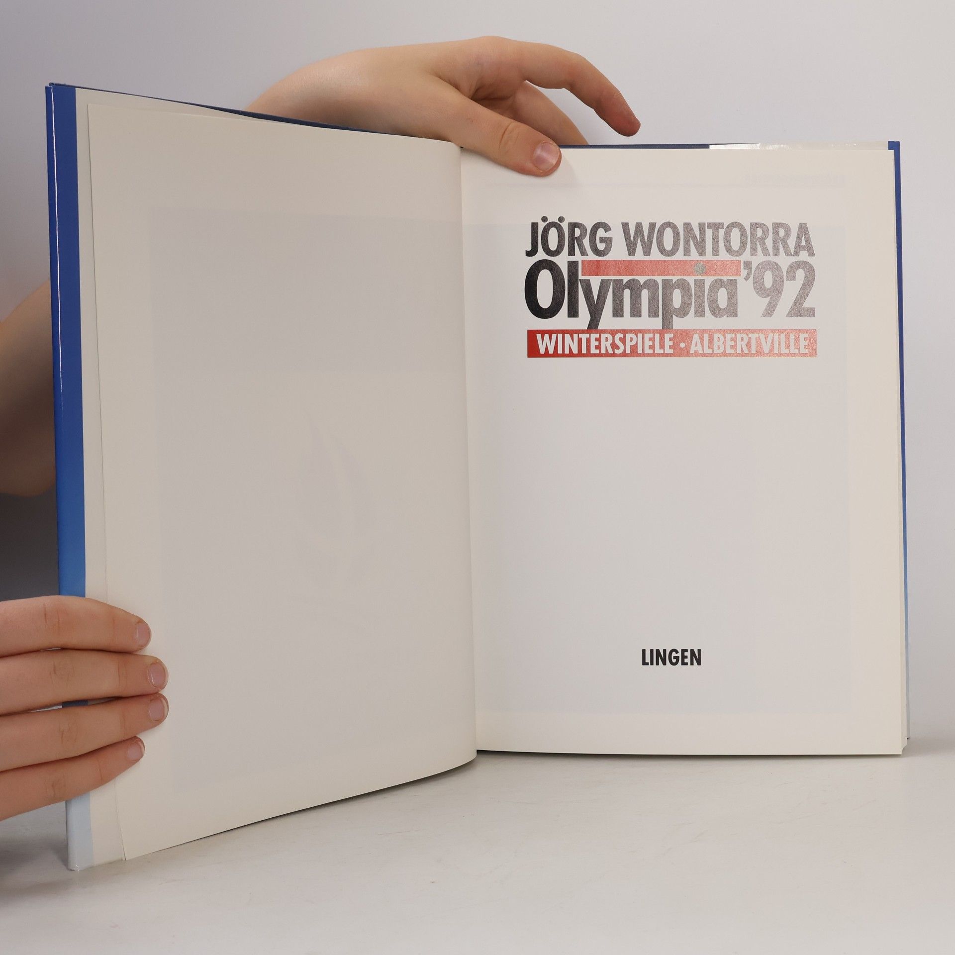 Jörg Wontorra Olympia 92 Winterspiele. Albertville