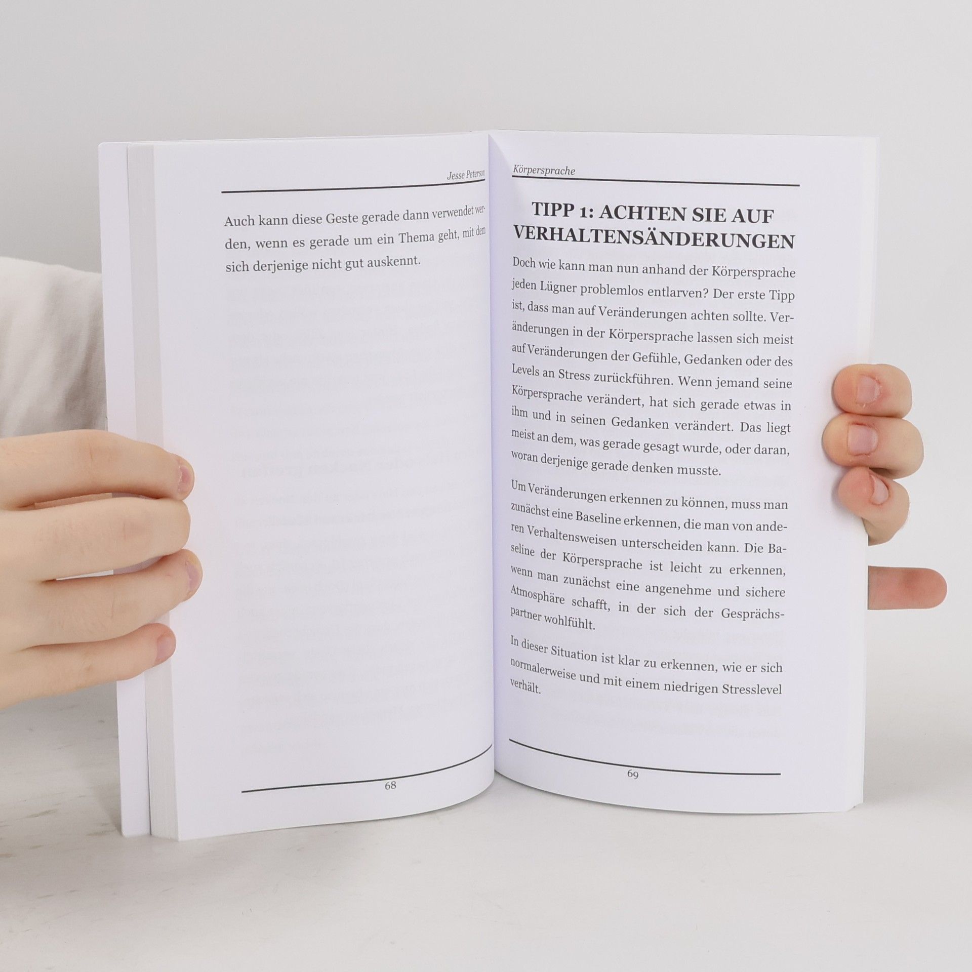 Jesse Peterson Das Körpersprache Buch für Anfänger