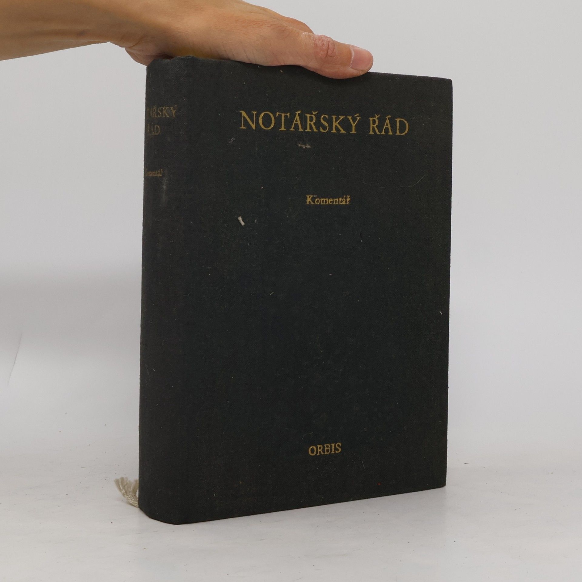 Various authors Notářský řád. Komentář