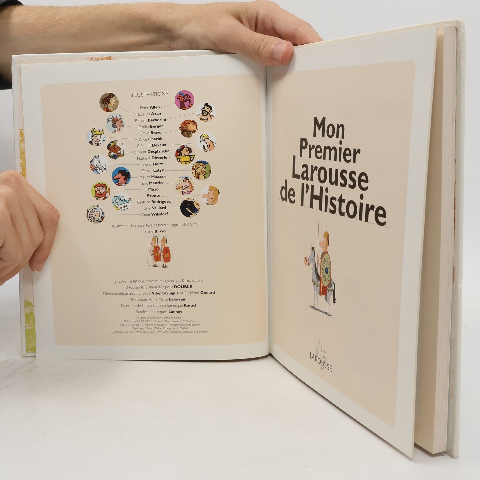 E. mile Bravo Mon Premier Larousse de l'Histoire