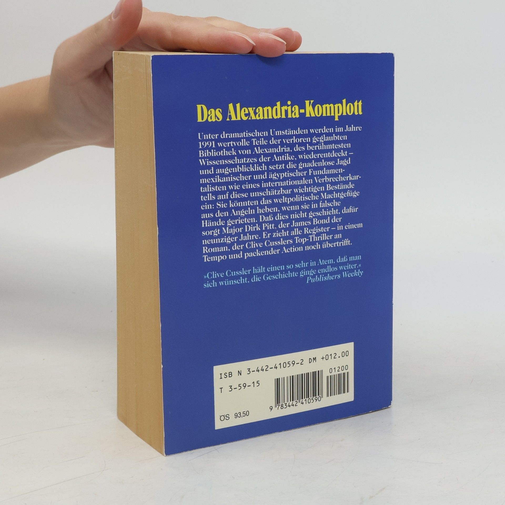 Clive Cussler Das Alexandria-Komplott