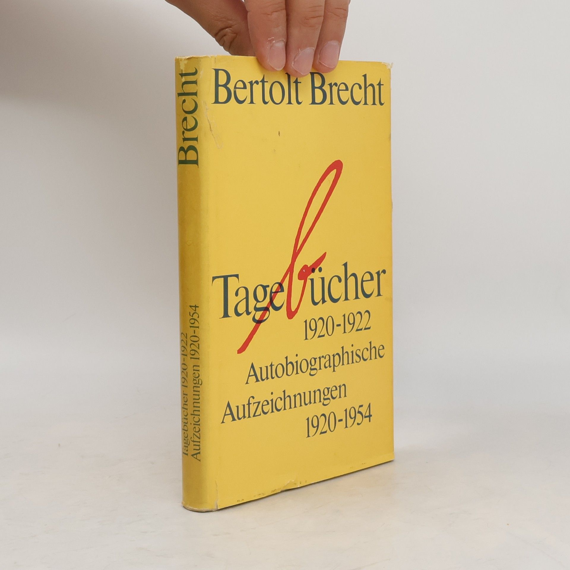 Bertolt Brecht Tagebücher 1920-1922