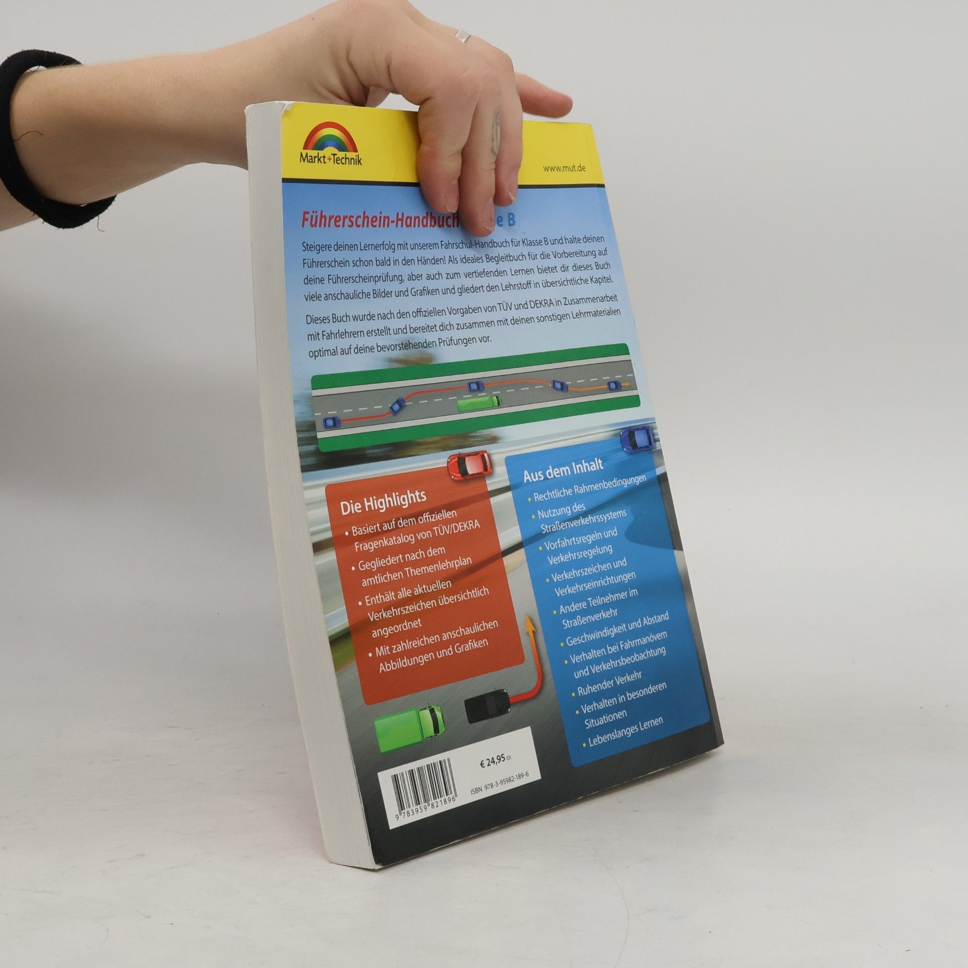 Markt+Technik Verlag Führerschein Handbuch Klasse B - Auto - top aktuell