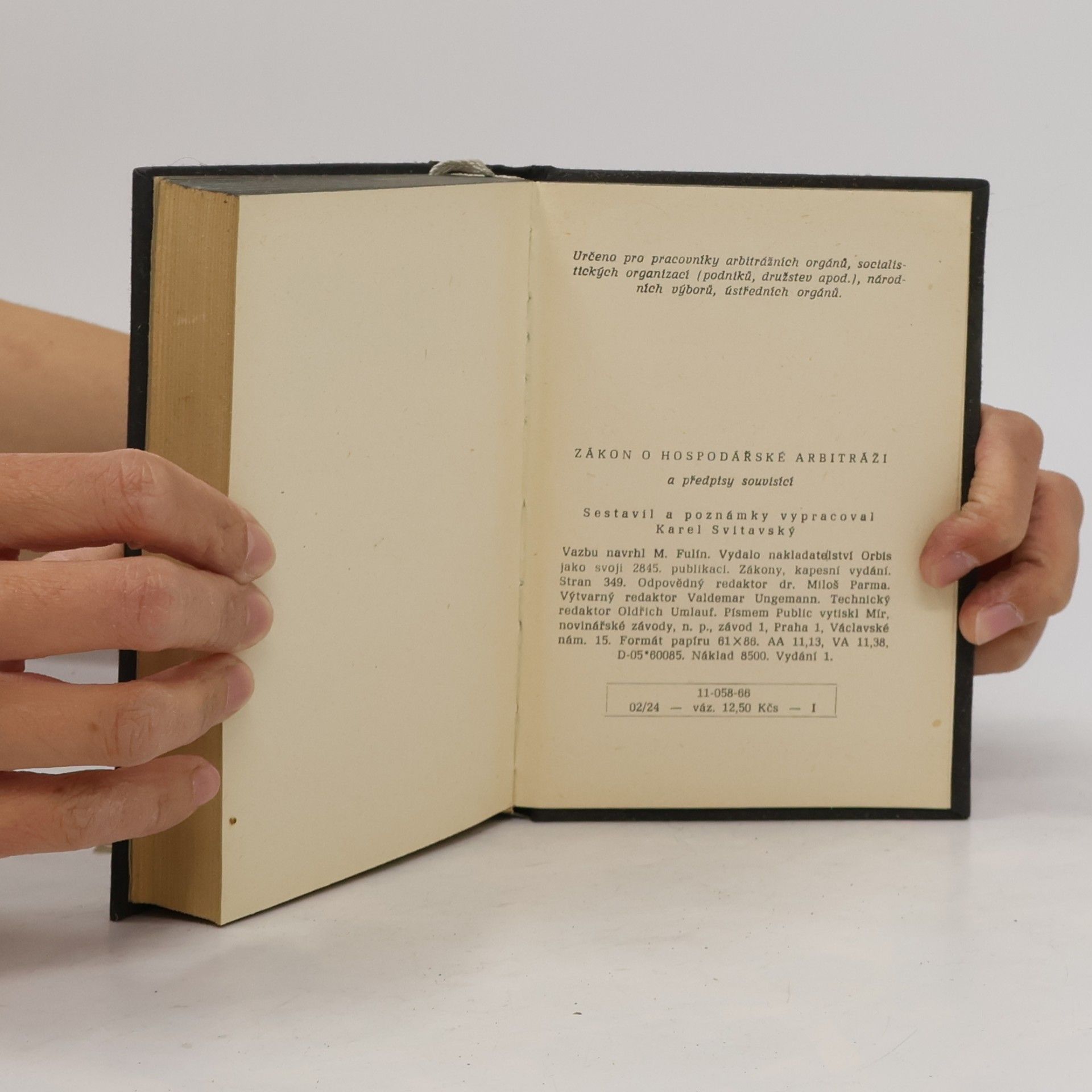 Various authors Zákon o hospodářské arbitráži a předpisy souvisící