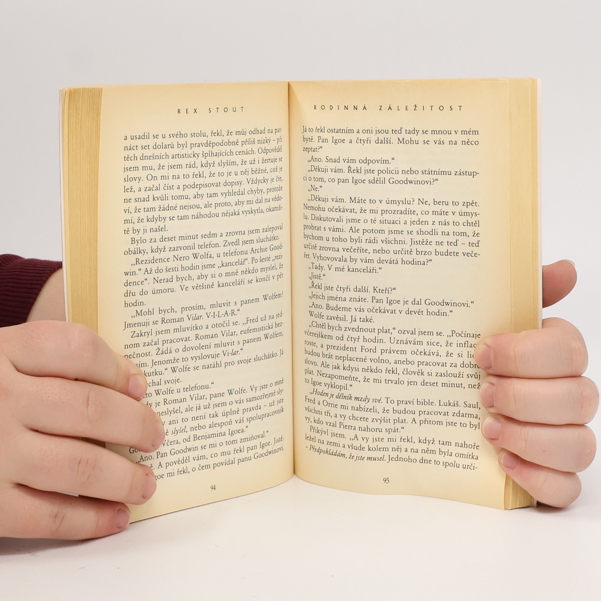 Rex Stout Rodinná záležitost