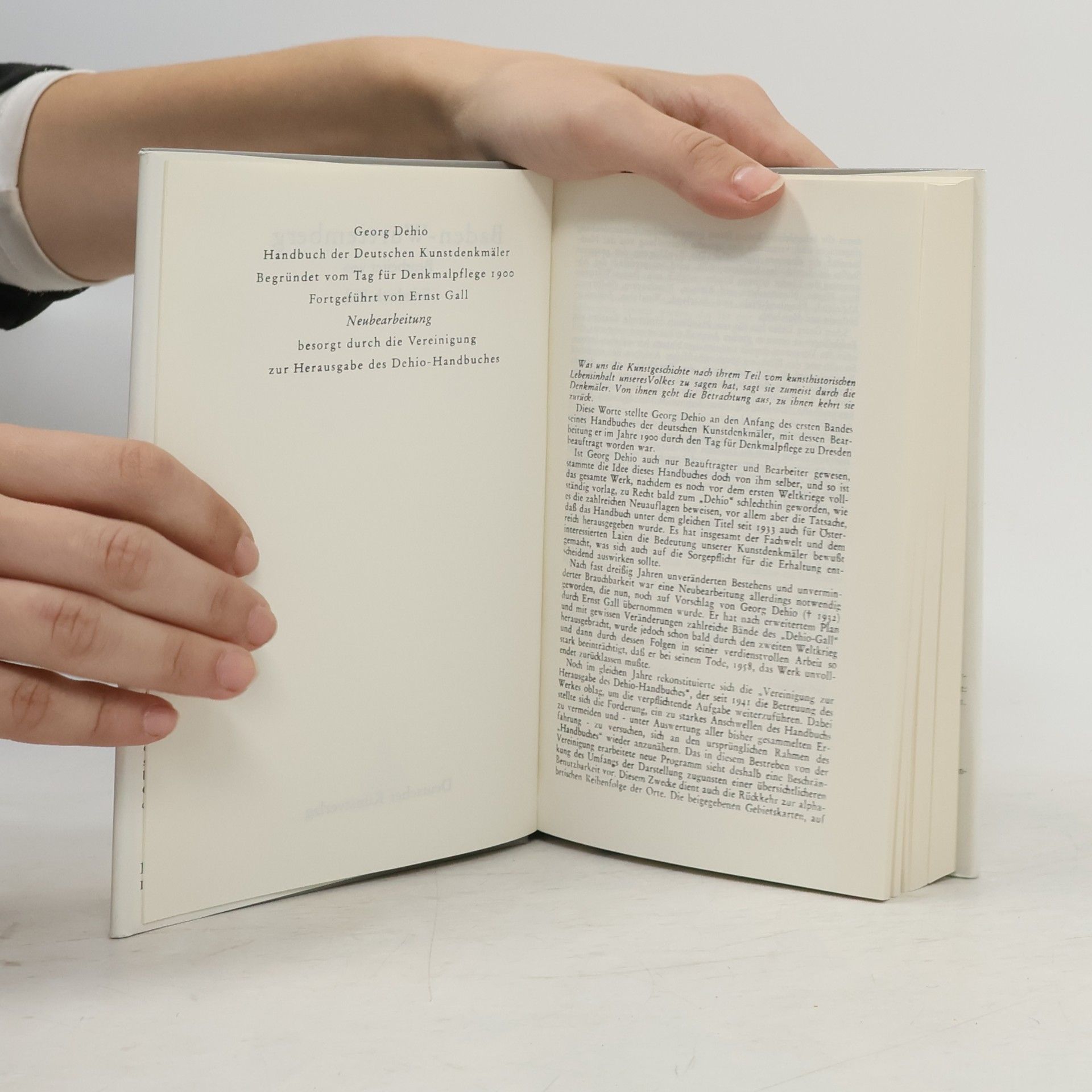 Georg Dehio Handbuch der Deutschen Kunstdenkmäler
