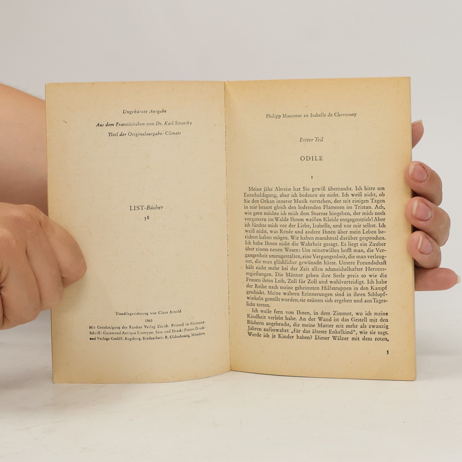 André Maurois Wandlungen der Lsiebe