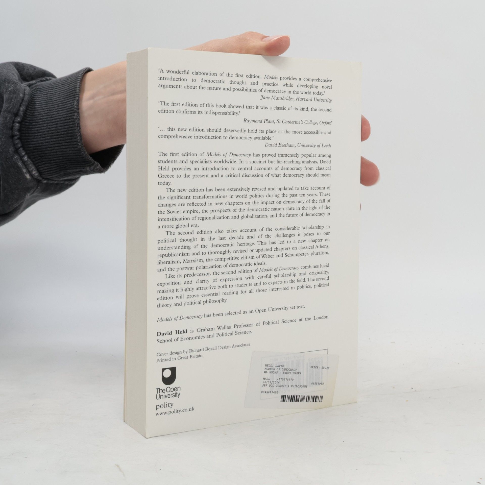 David Held Models of Democracy