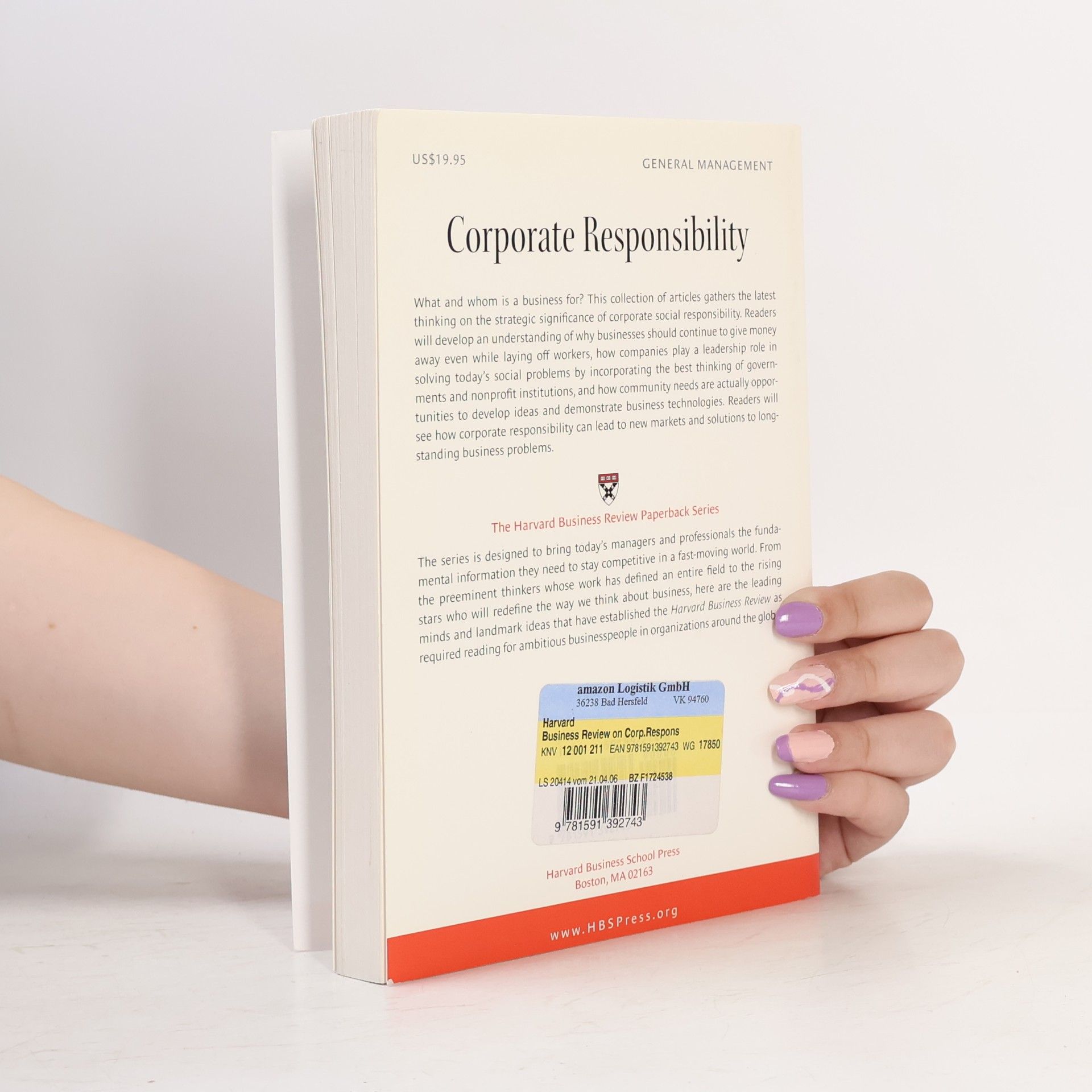 C. K. Prahalad Harvard Business Review on Corporate Responsibility