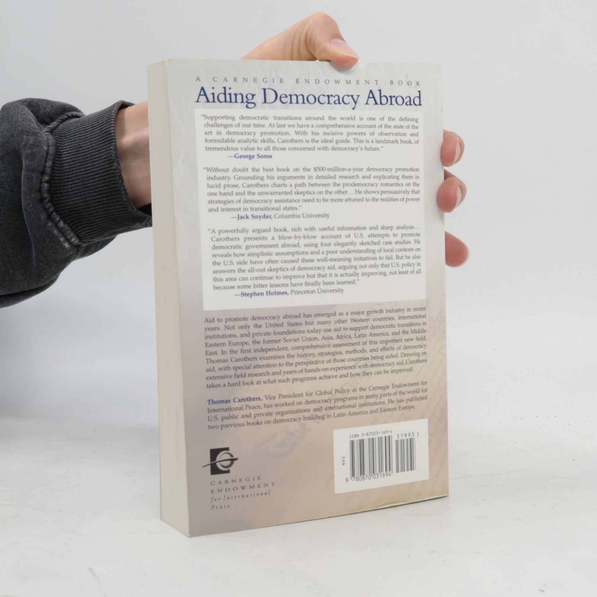 Thomas Carothers Aiding Democracy Abroad