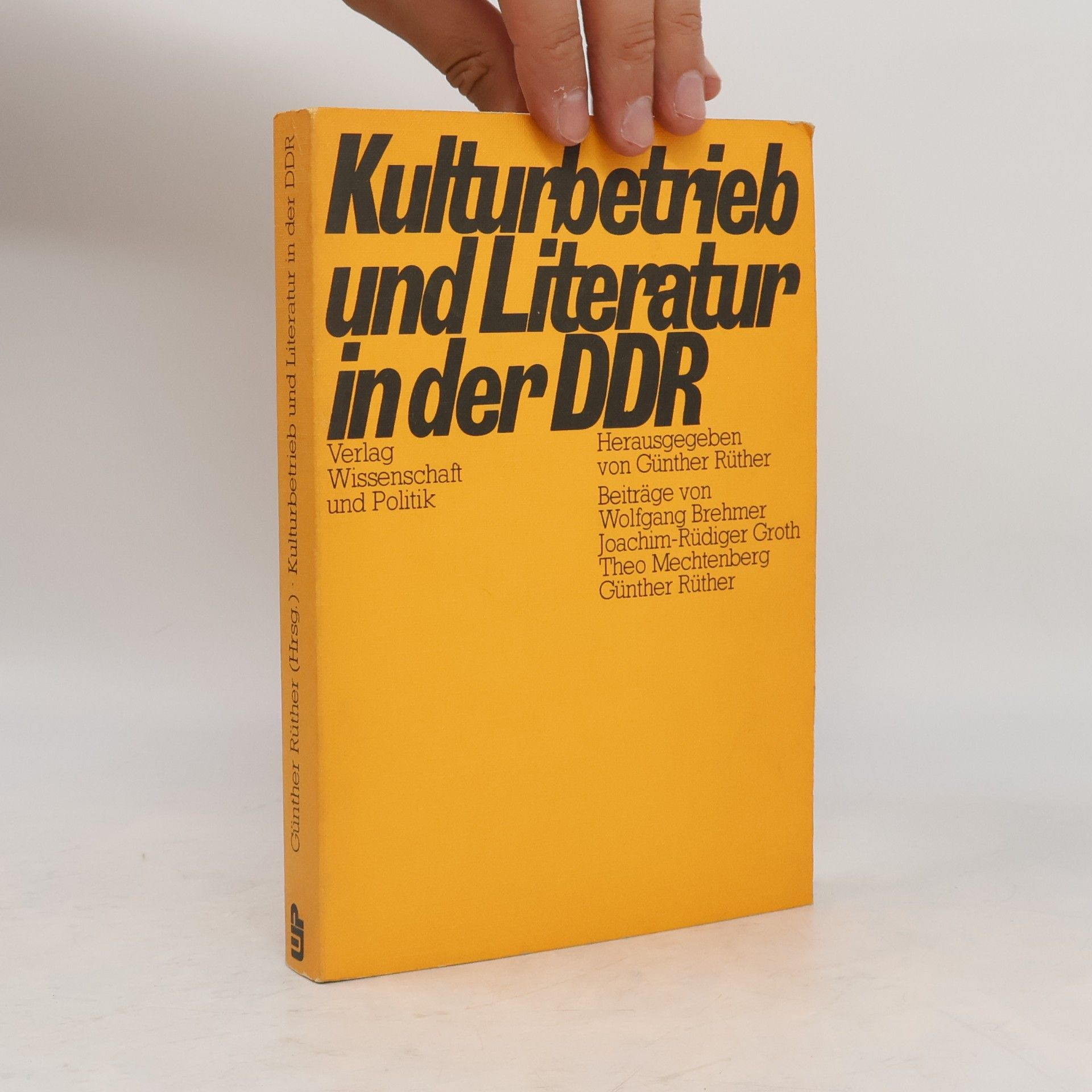 Kulturbetrieb und Literatur in der DDR