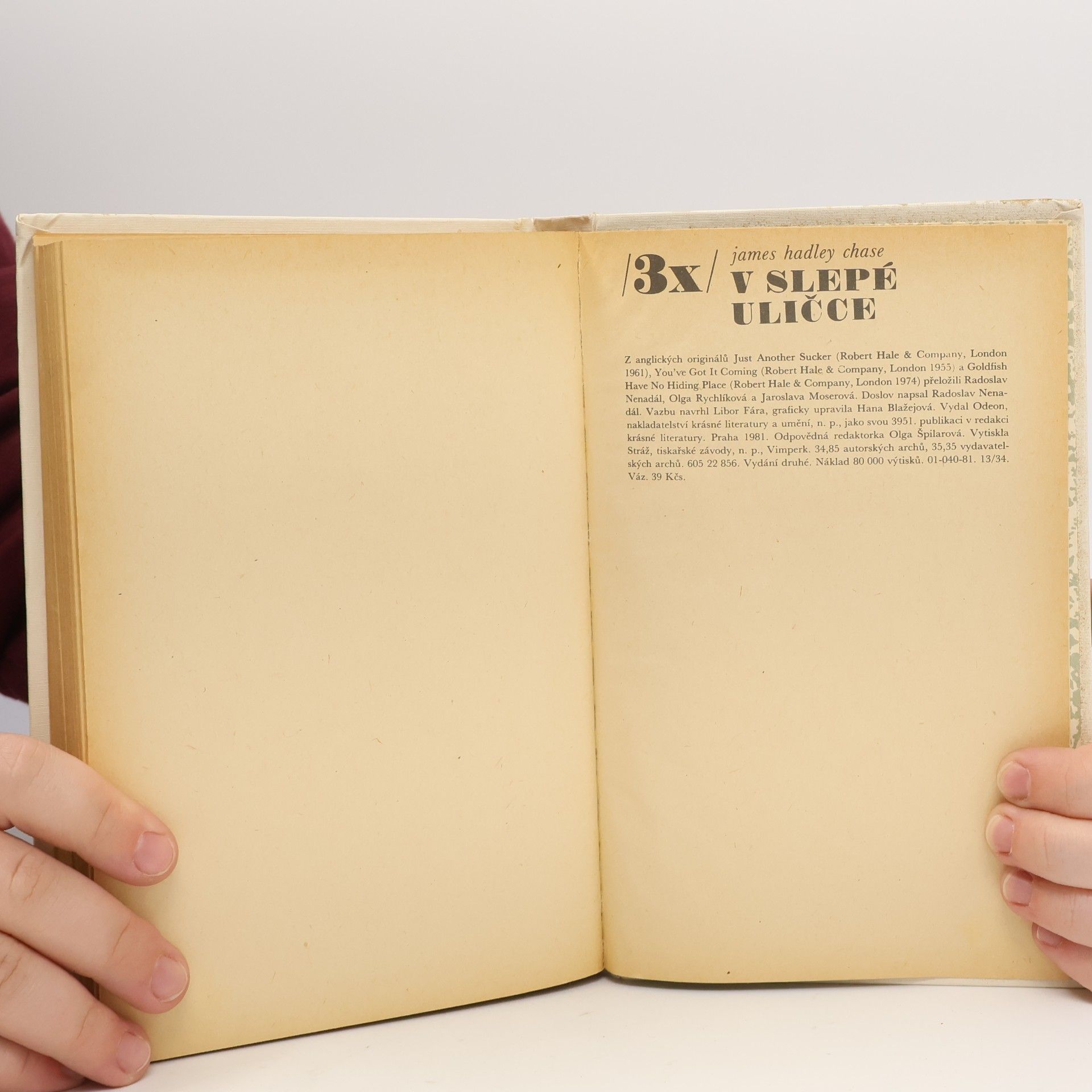 James Hadley Chase Třikrát v slepé uličce
