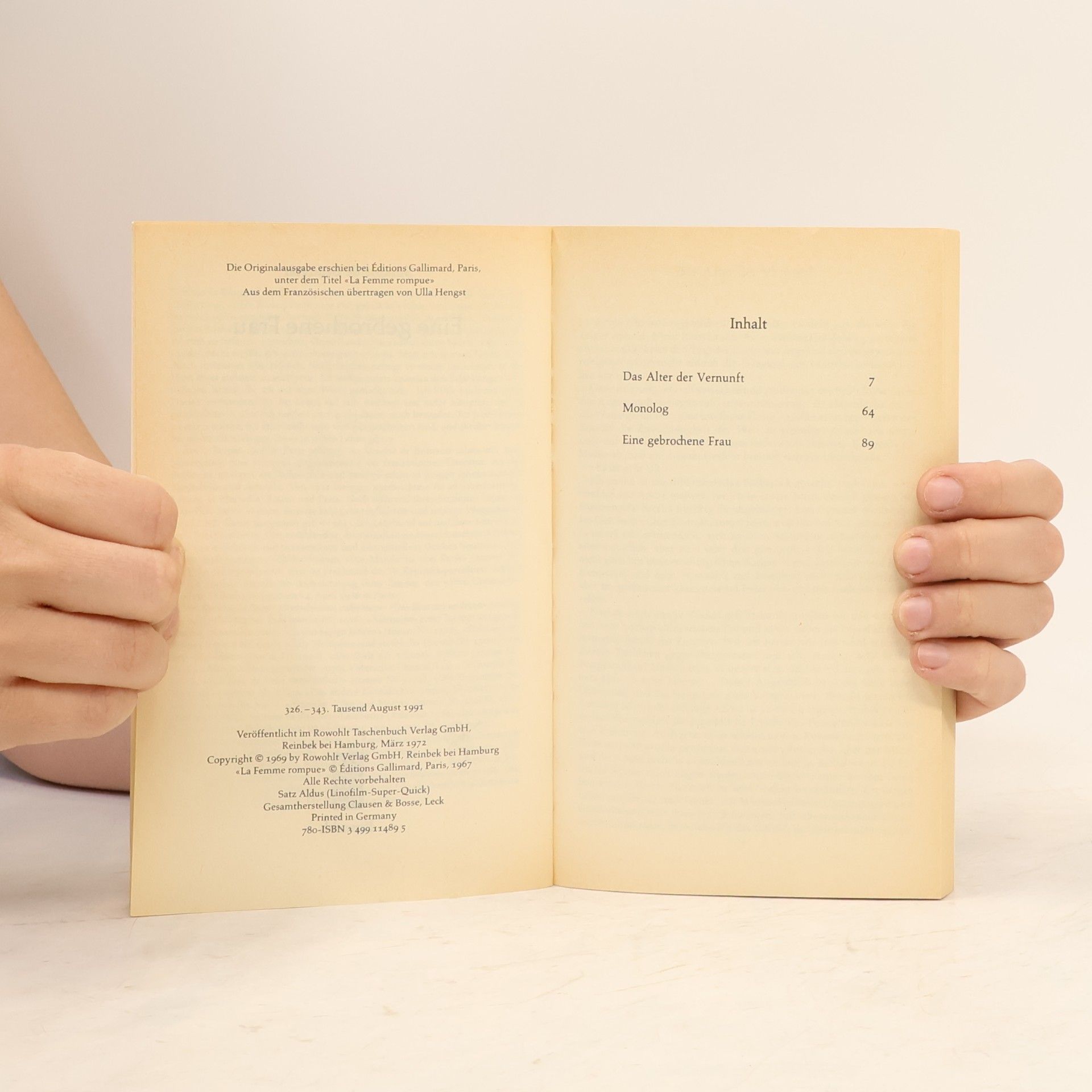 Simone de Beauvoir Eine gebrochene Frau