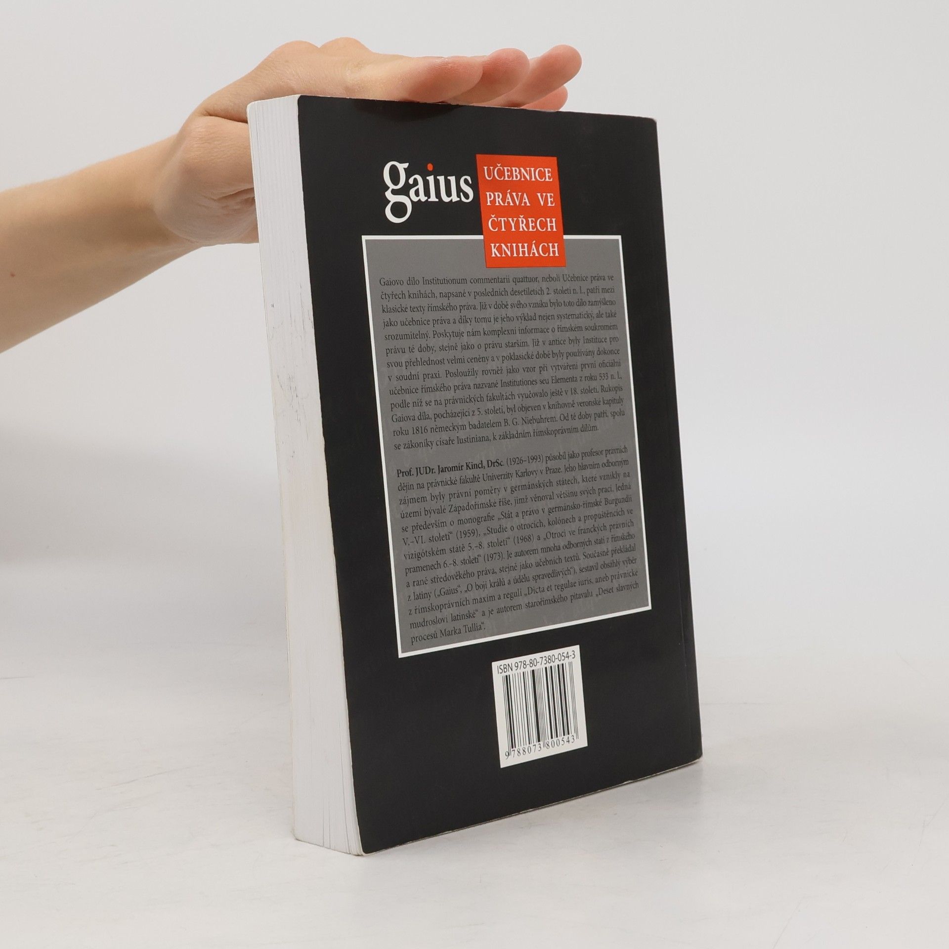 činný Gaius Učebnice práva ve čtyřech knihách