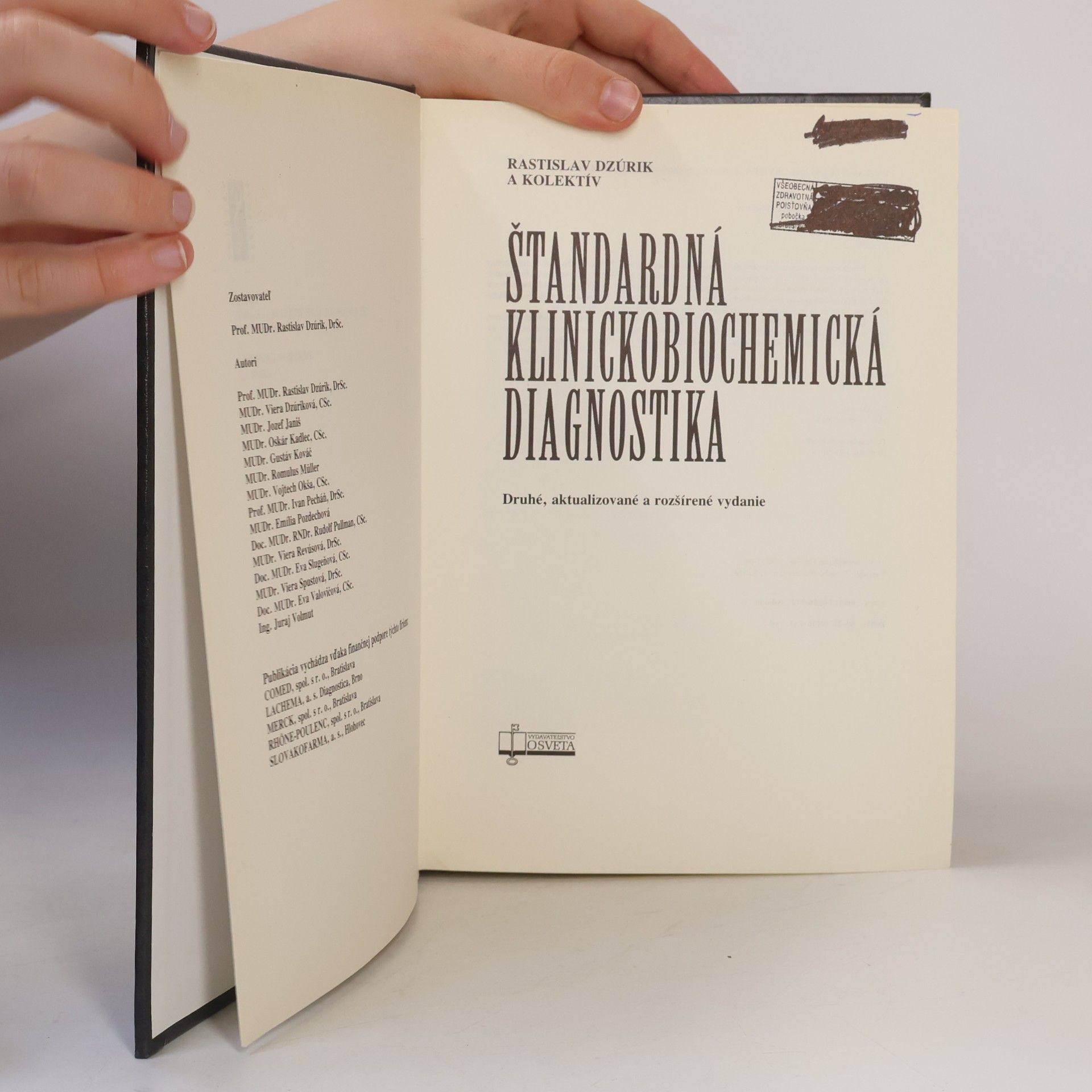 Rastislav Dzúrik Štandardná klinickobiochemická diagnostika