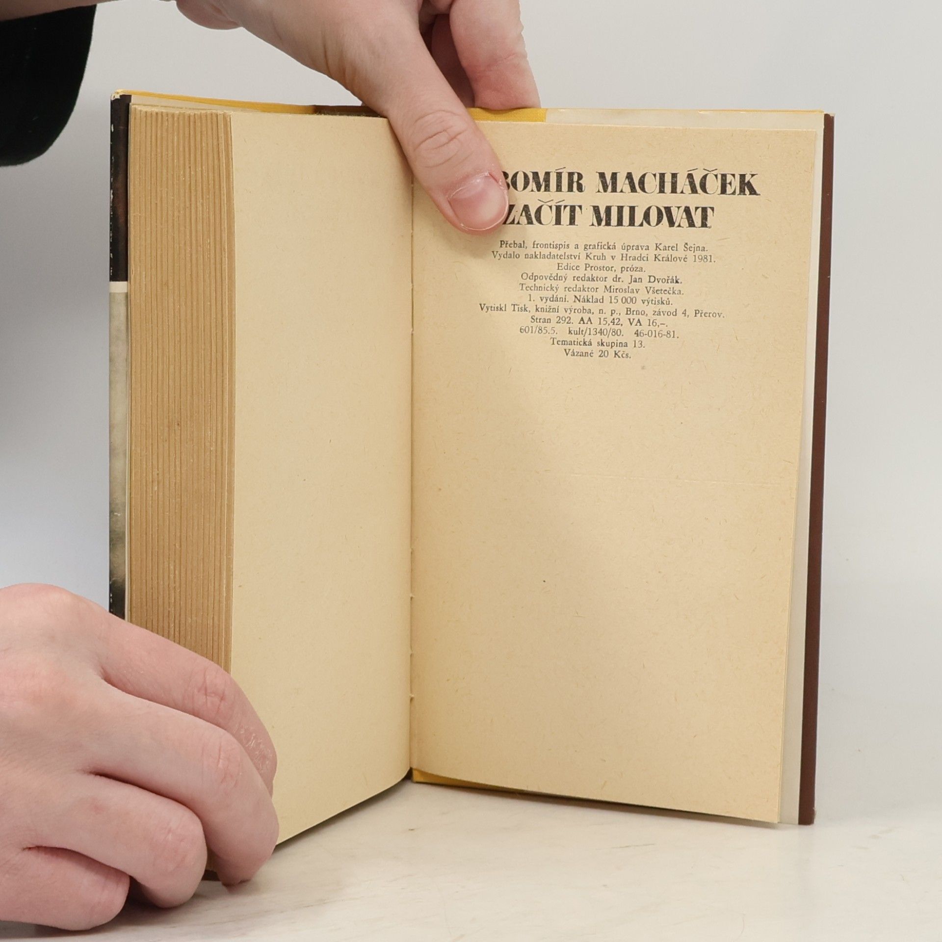 Lubomír Macháček Začít milovat