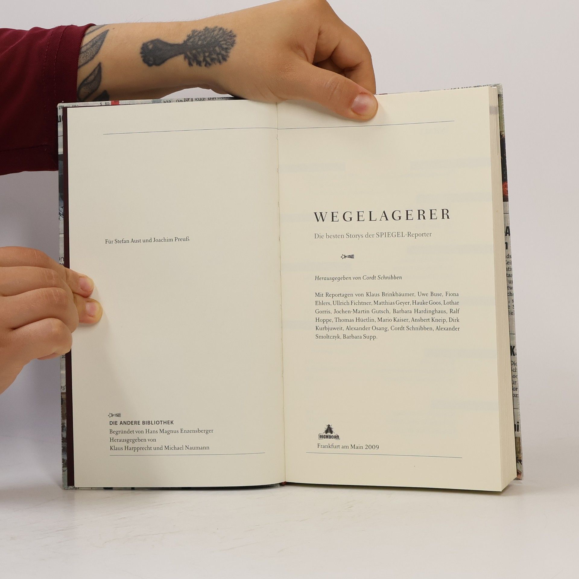 Cordt Schnibben Wegelagerer