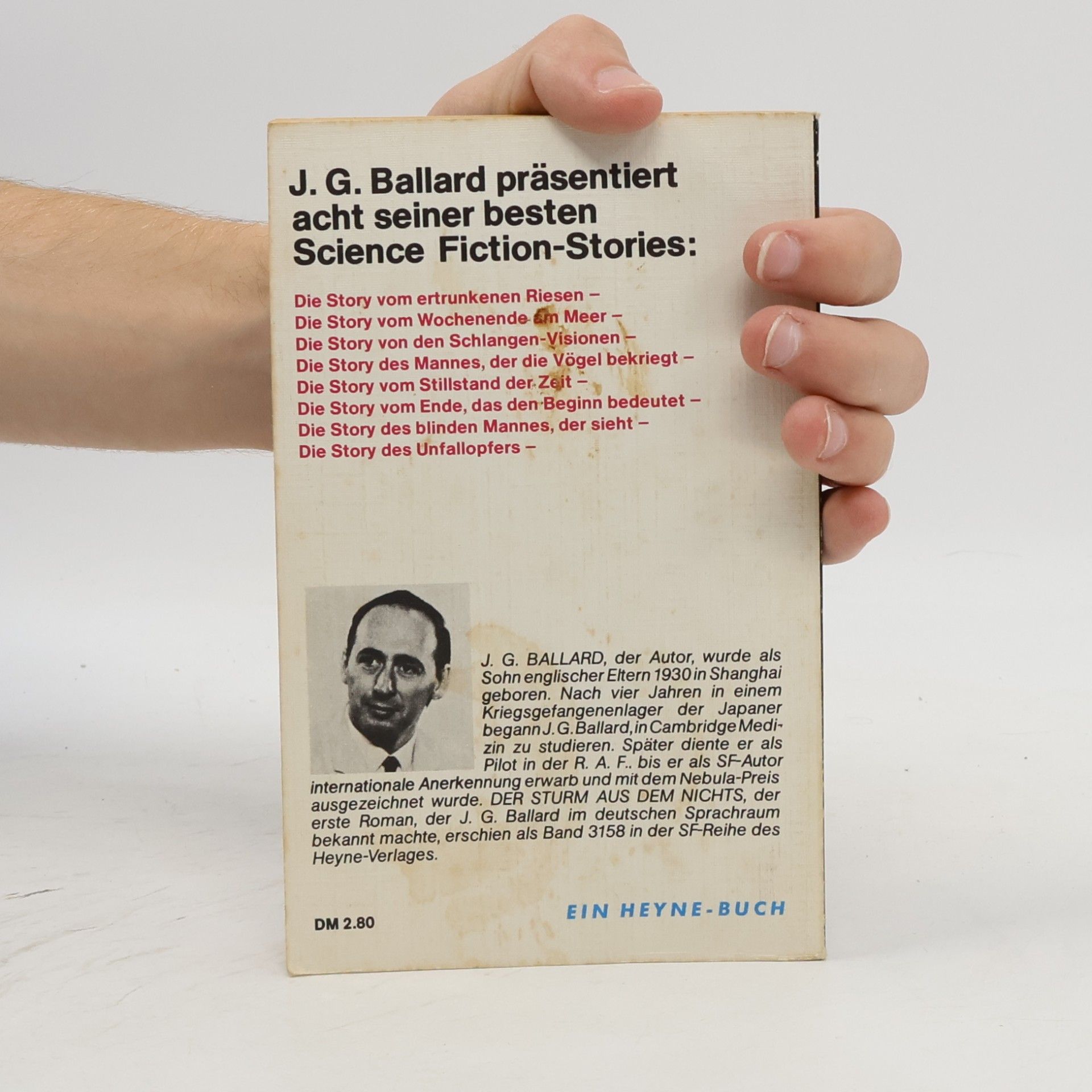 J. G. Ballard Der unmögliche Mensch