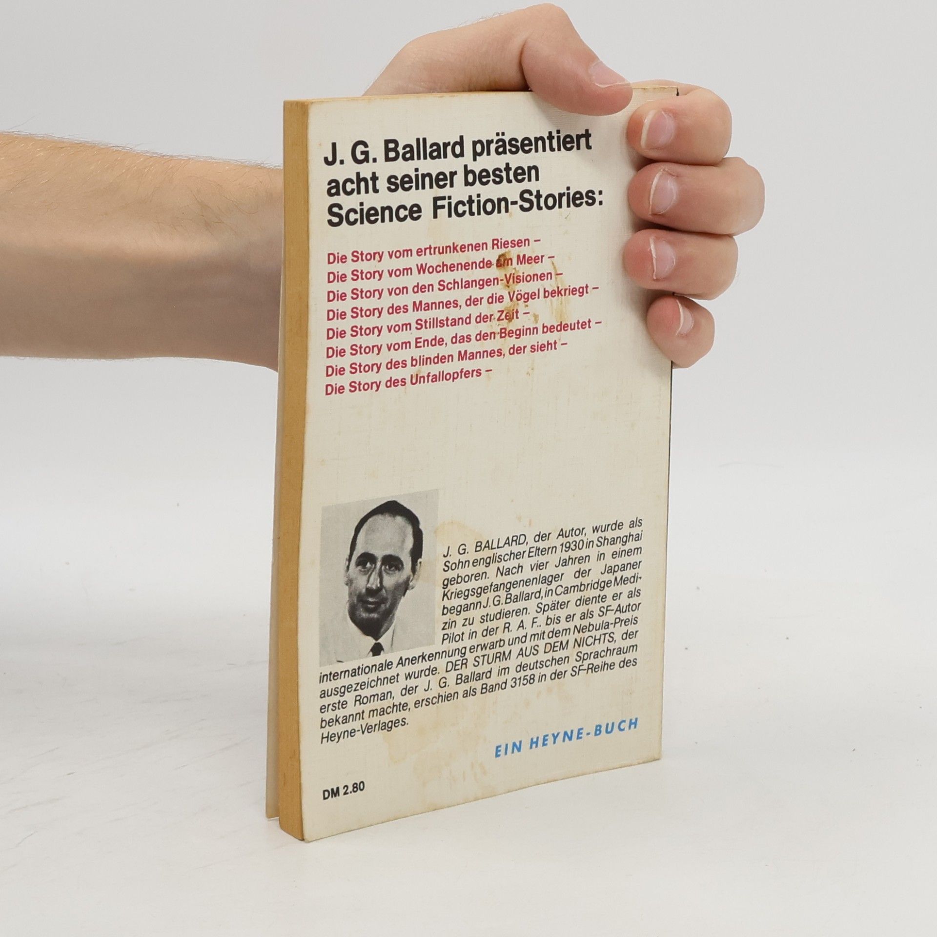 J. G. Ballard Der unmögliche Mensch