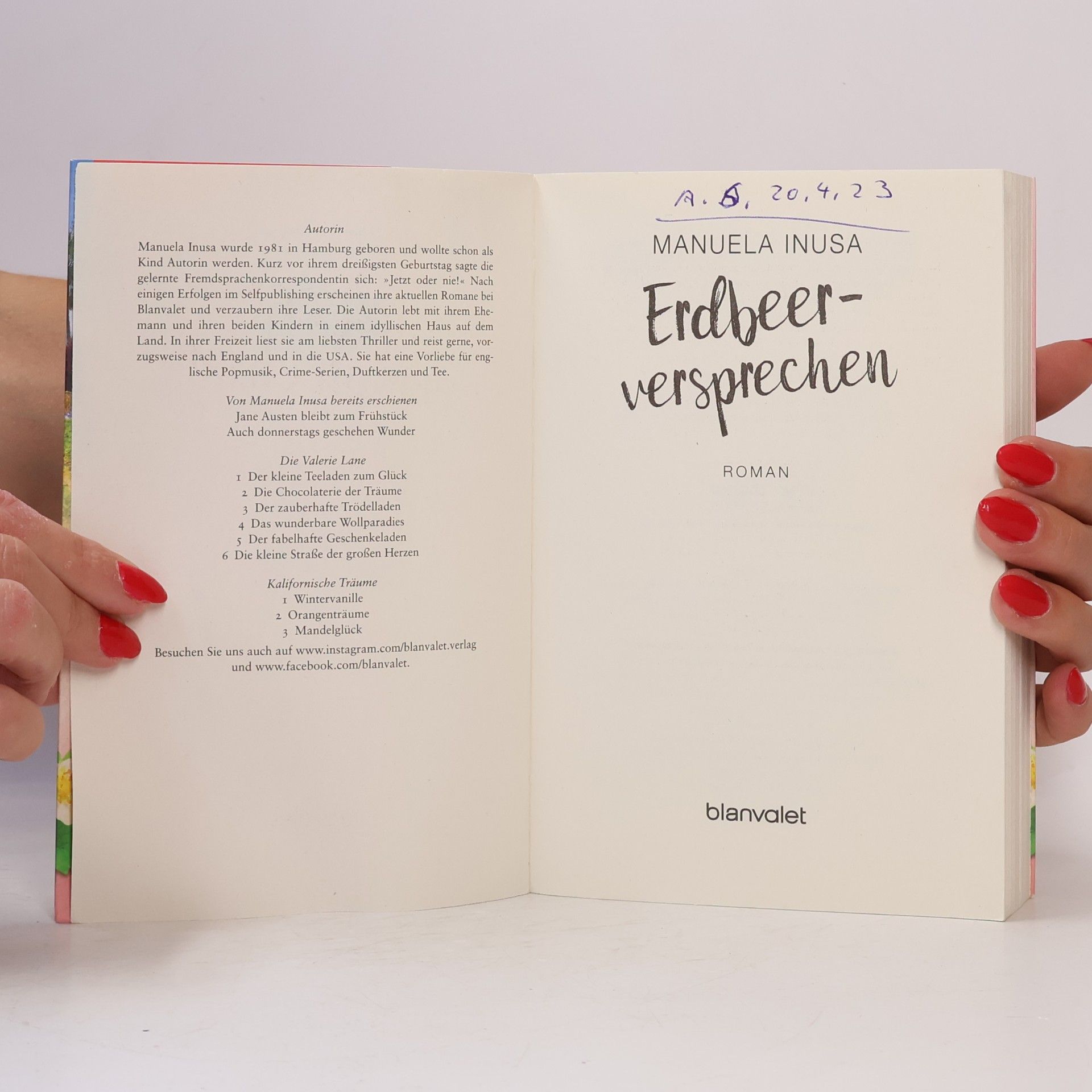 Manuela Inusa Erdbeerversprechen