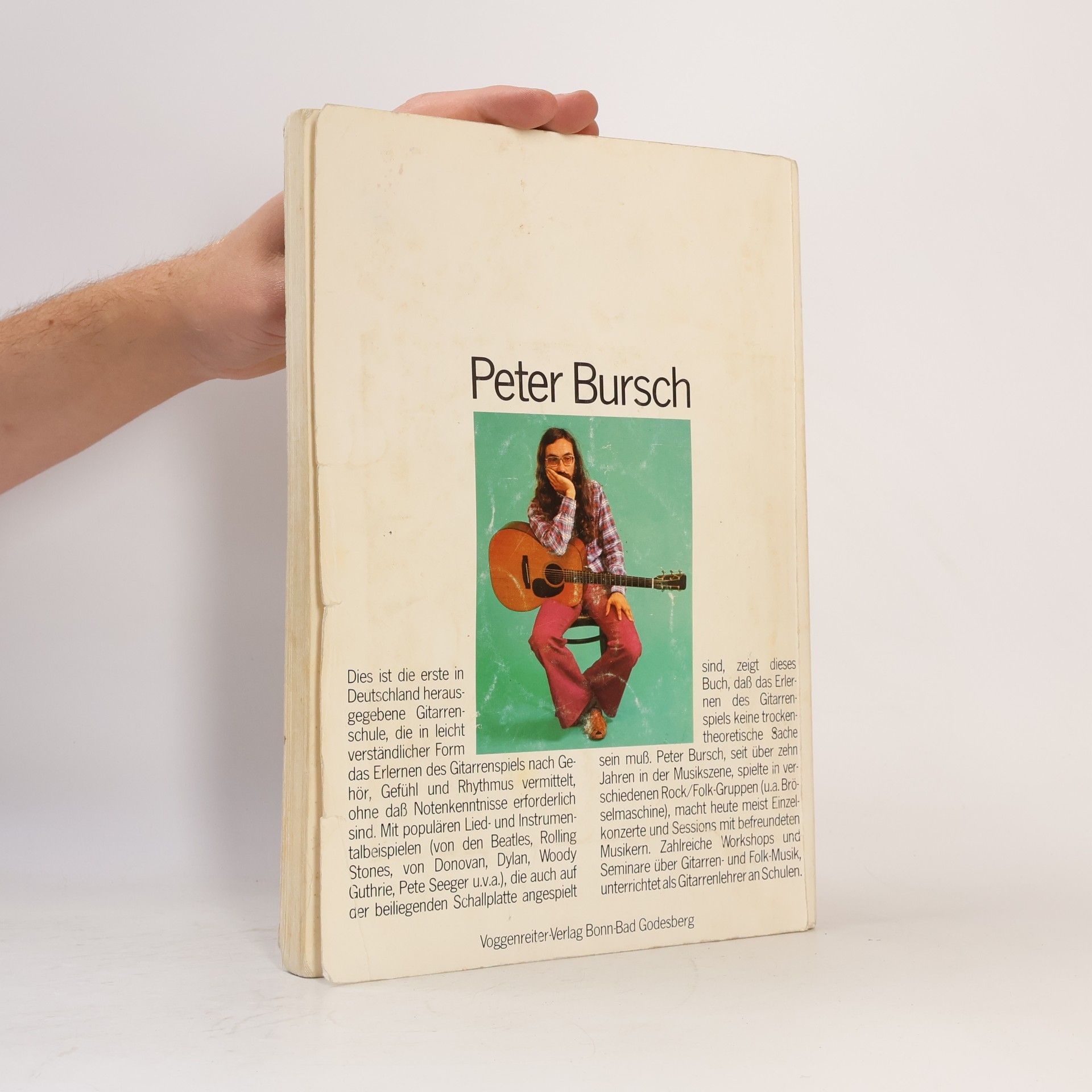 Peter Bursch Peter Bursch´s Gitarrenbuch. Folk, Rock, Blues & Rag
