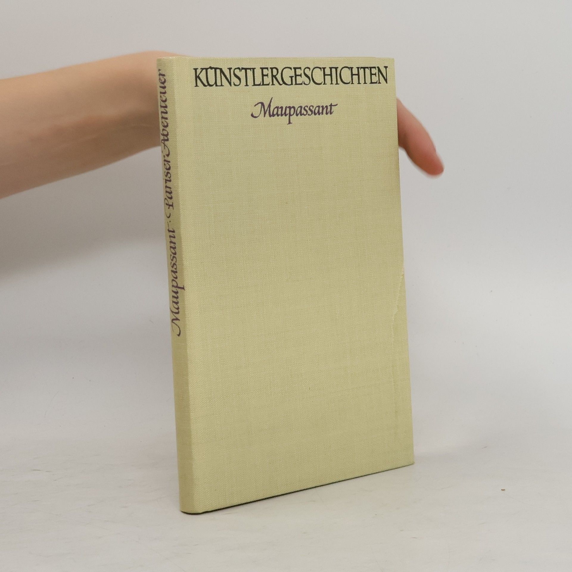 Guy de Maupassant Künstlergeschichten