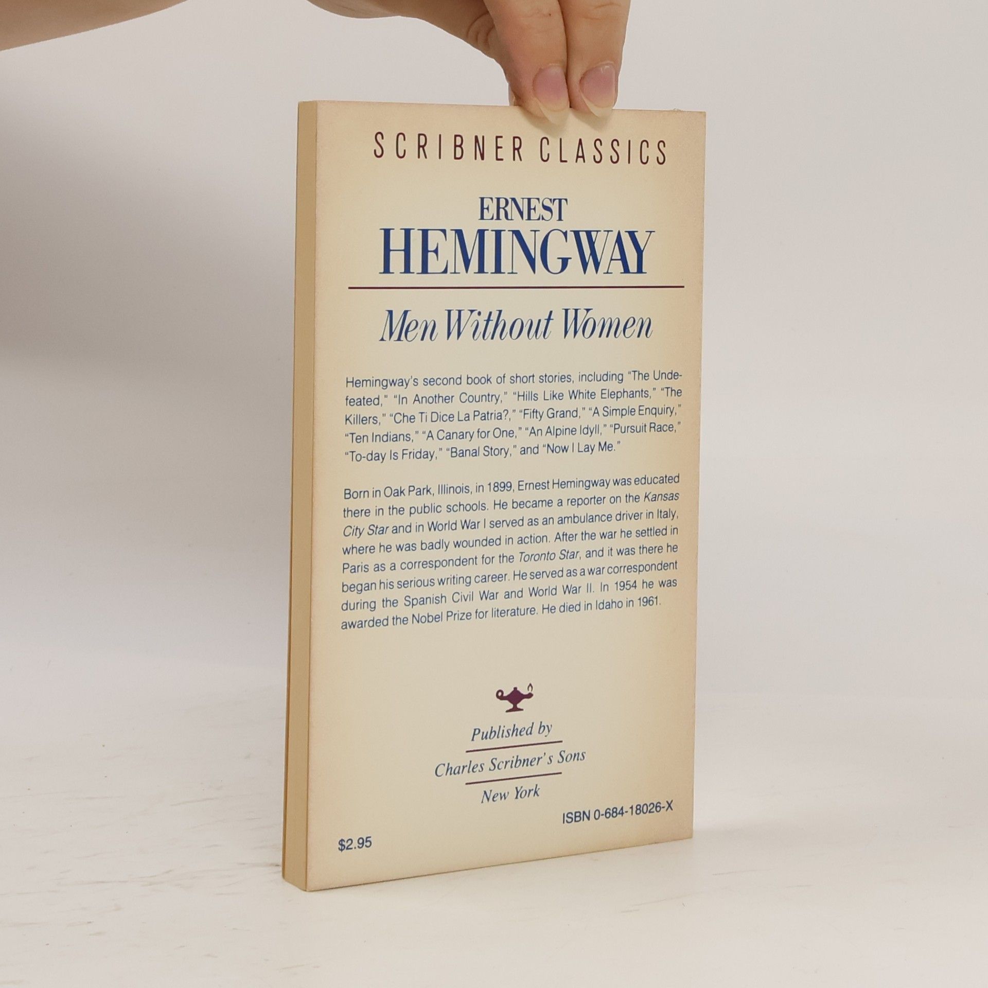 Ernest Hemingway Men Without Women