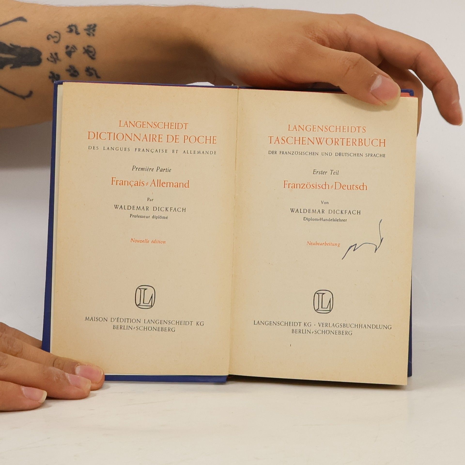Waldemar Dickfach Langenscheidts Taschenwörterbuch 1. Französisch-Deutsch