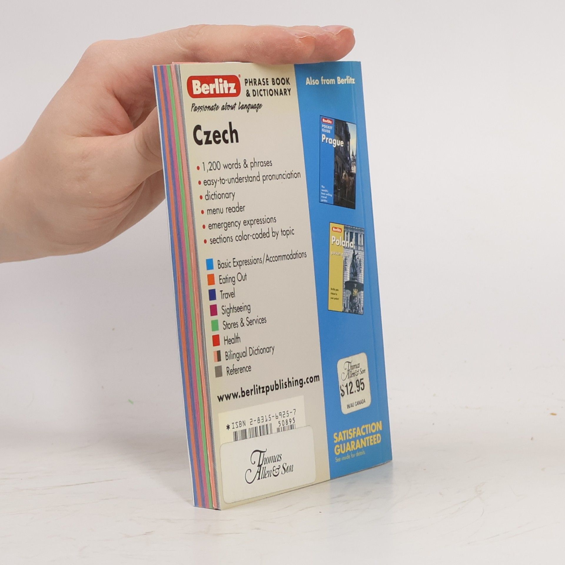 Various authors Czech Phrase Book & Dictionary