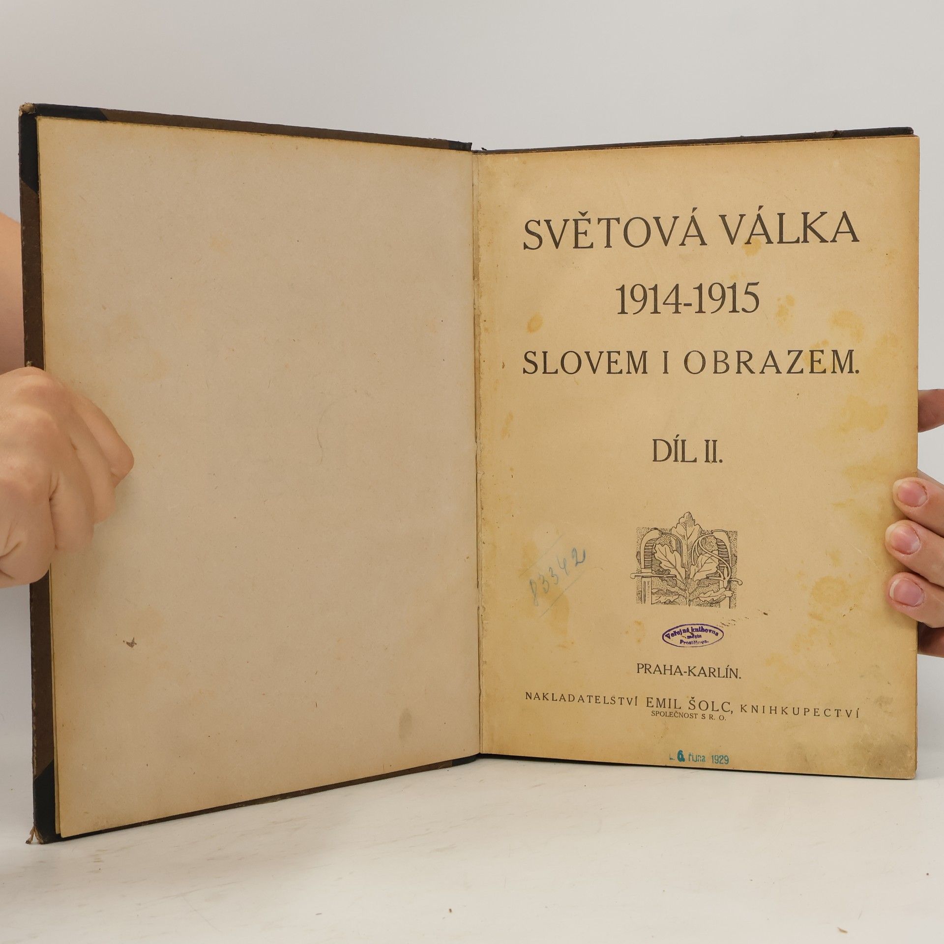 Kolektiv autorů Světová válka 1914-1915 slovem i obrazem II.