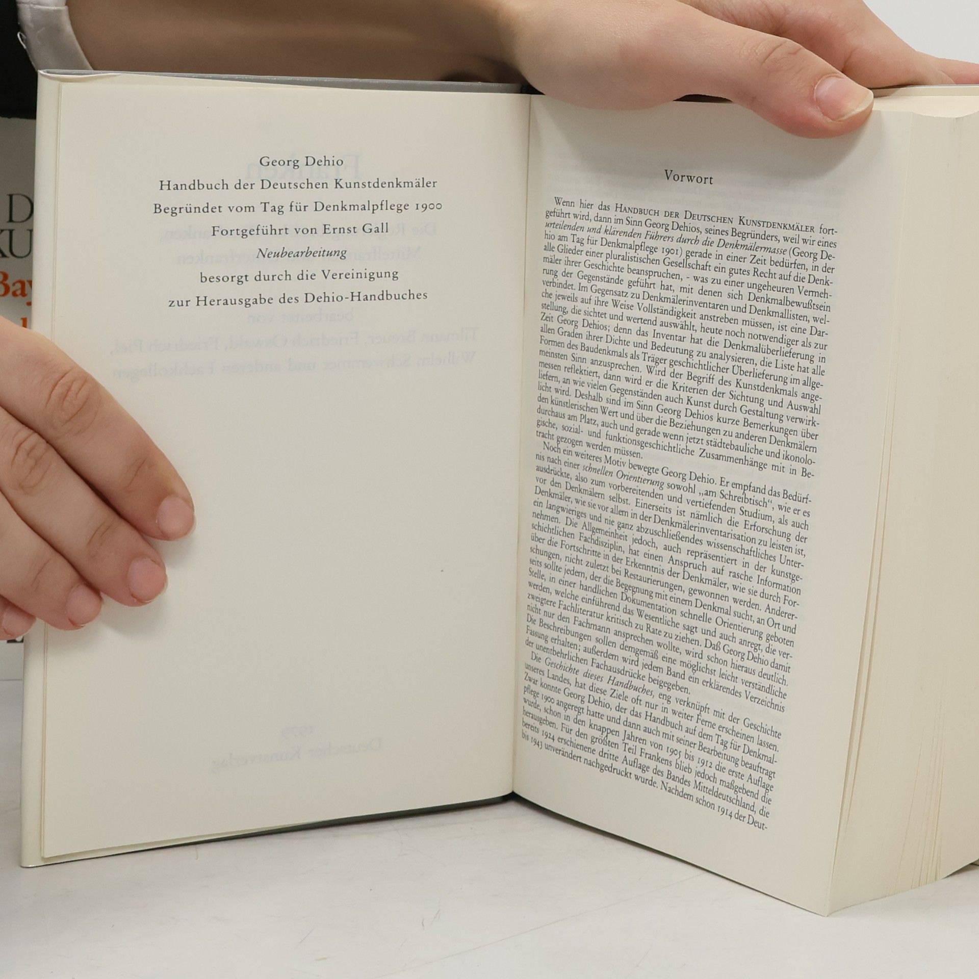 Georg Dehio Handbuch der deutschen Kunstdenkmäler I.-IV.