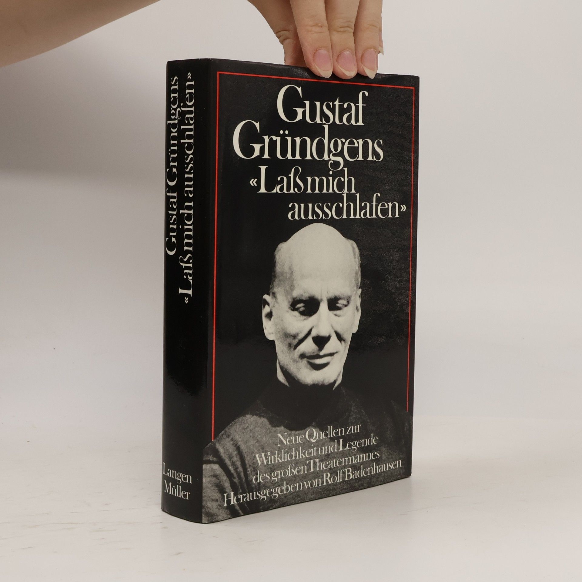 Gustaf Gründgens Laß mich ausschlafen