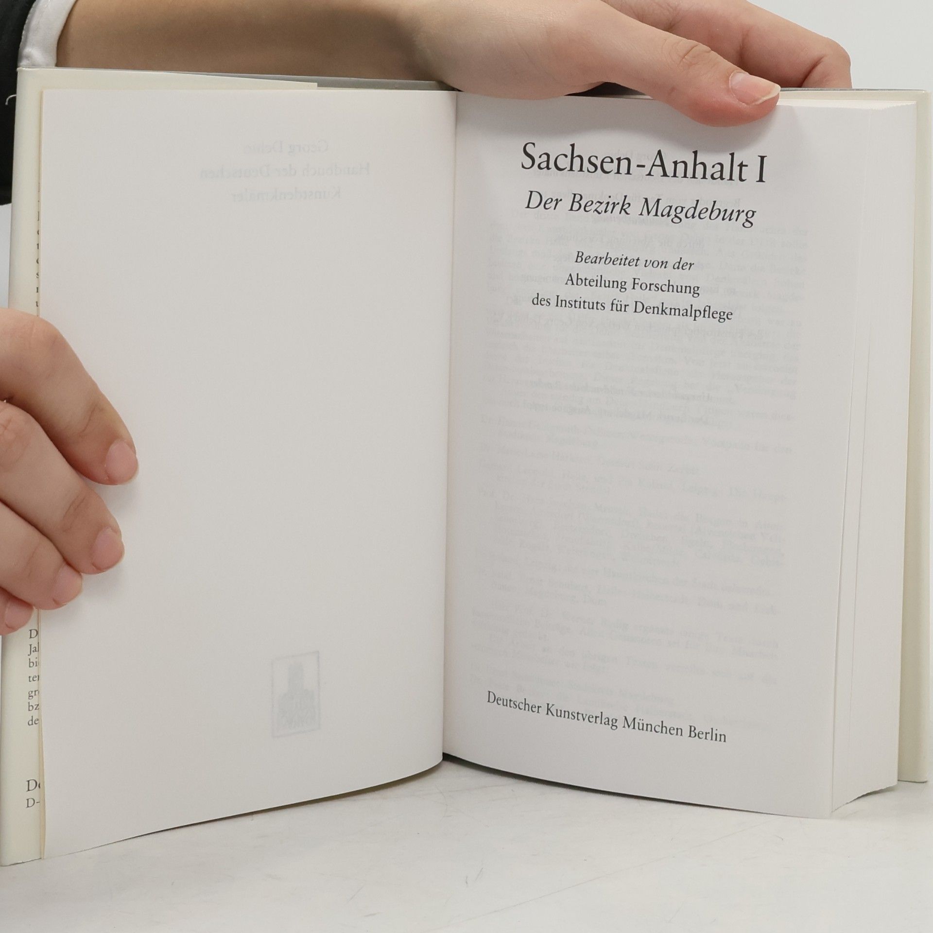 Autorenkollektiv Handbuch der deutschen Kunstdenkmäler I-II