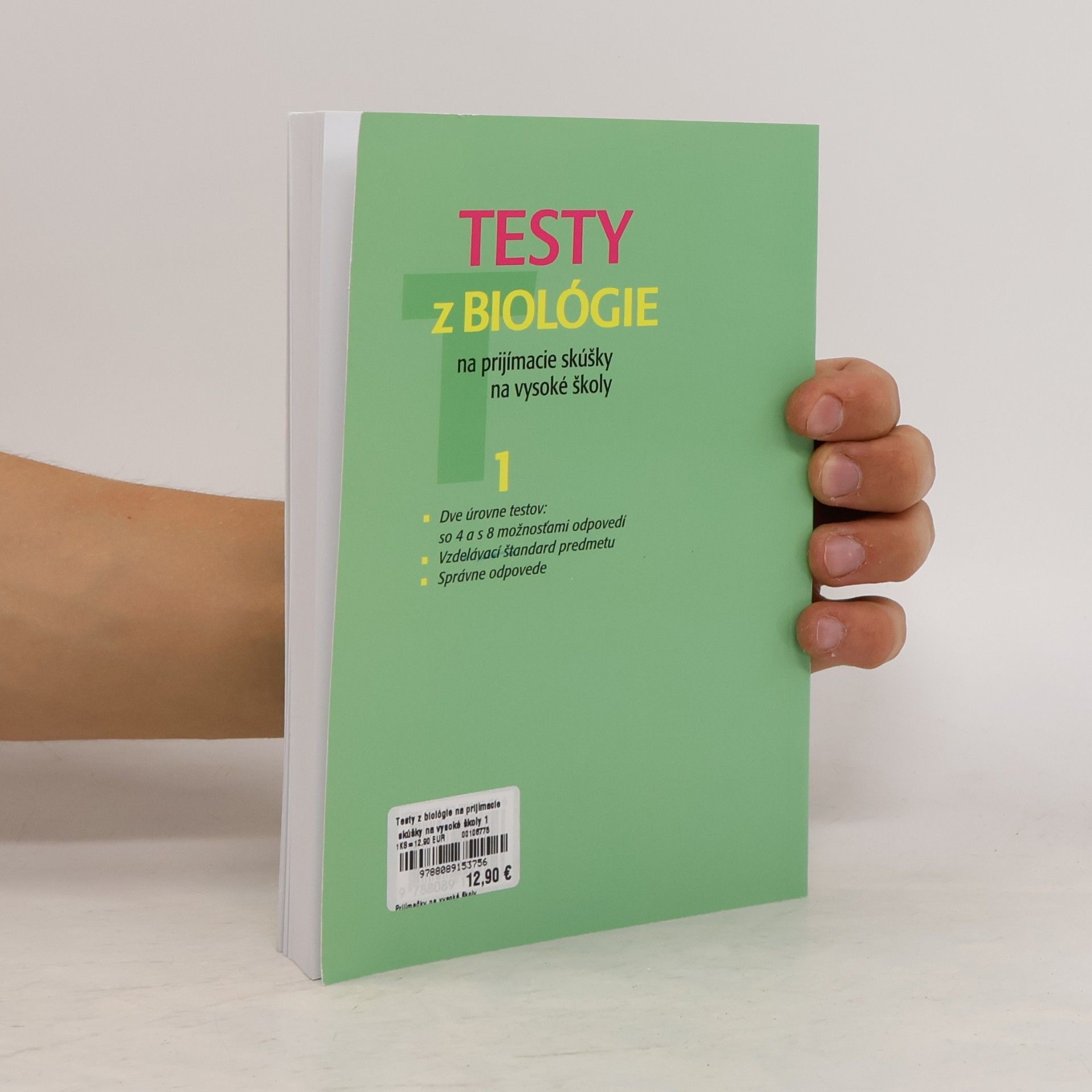 Petra Augustin Testy z biológie na prijímacie skúšky na vysoké školy 1