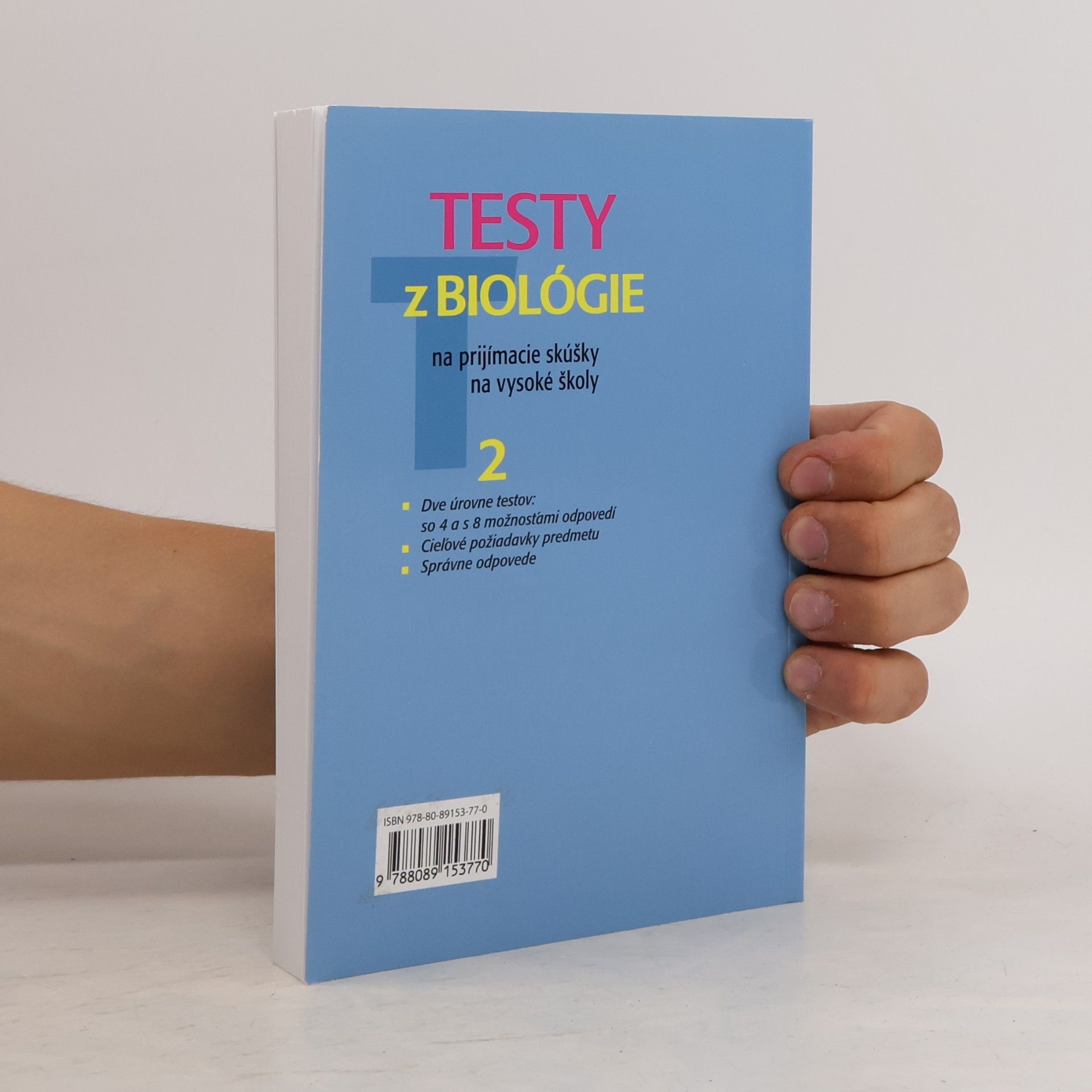 Petra Augustin Testy z biológie na prijímacie skúšky na vysoké školy 2